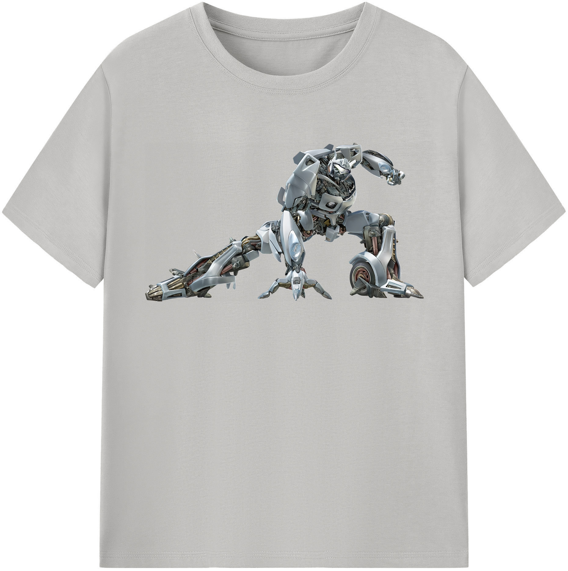 （画像用） Transformers トランスフォーマー レディースカジュアルプリントTシャツ（綿100％）