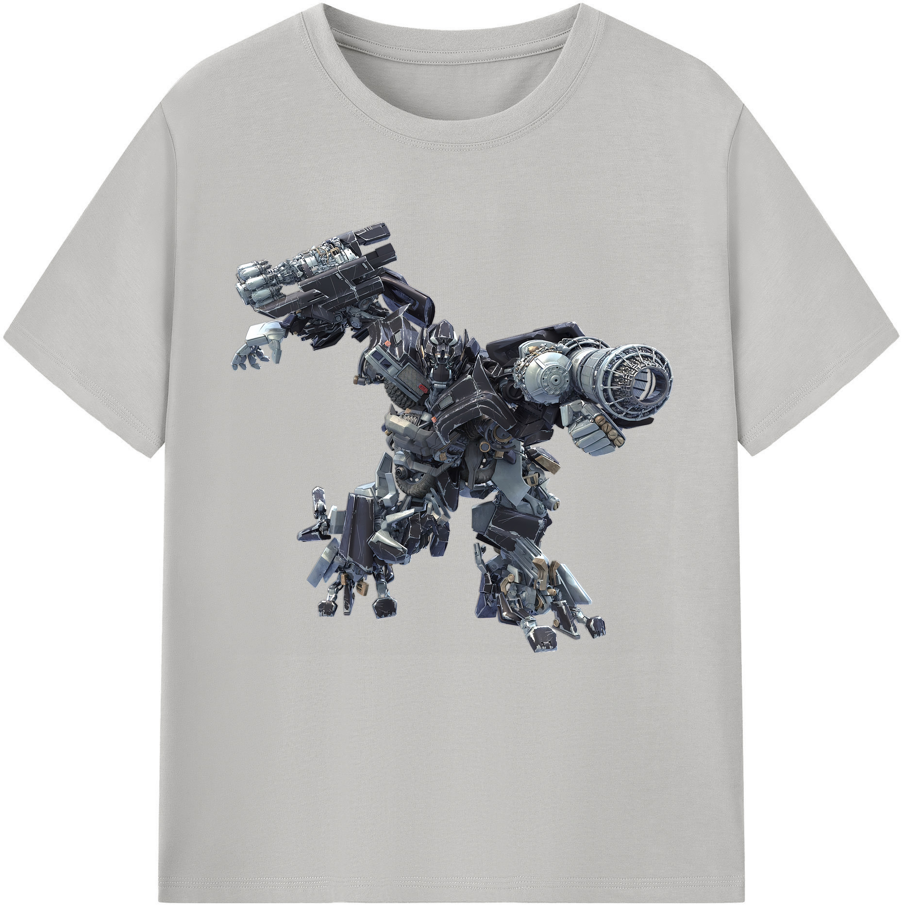 （画像用） Transformers トランスフォーマー レディースカジュアルプリントTシャツ（綿100％）
