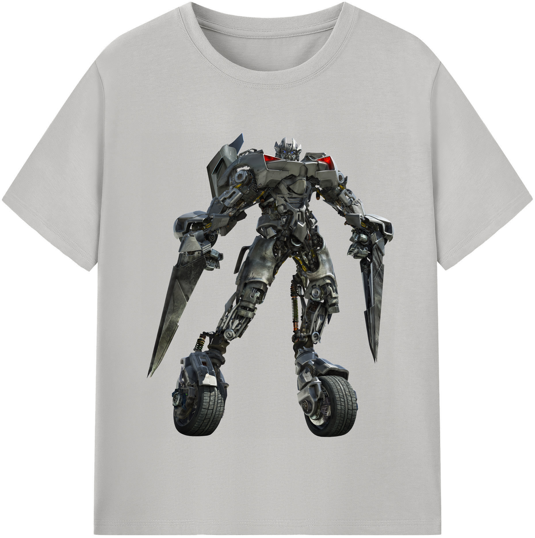 （画像用） Transformers トランスフォーマー レディースカジュアルプリントTシャツ（綿100％）