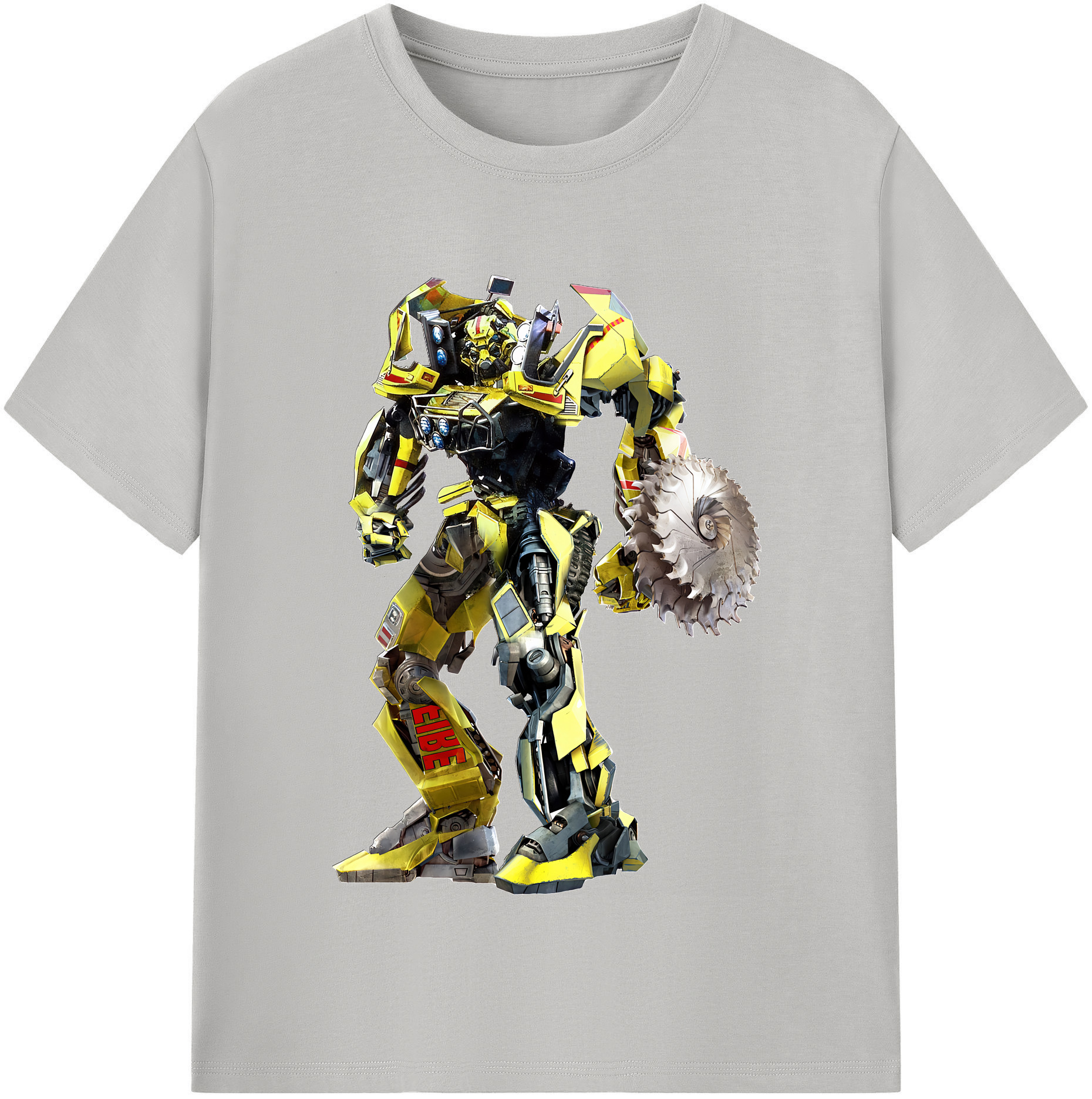 （画像用） Transformers トランスフォーマー レディースカジュアルプリントTシャツ（綿100％）