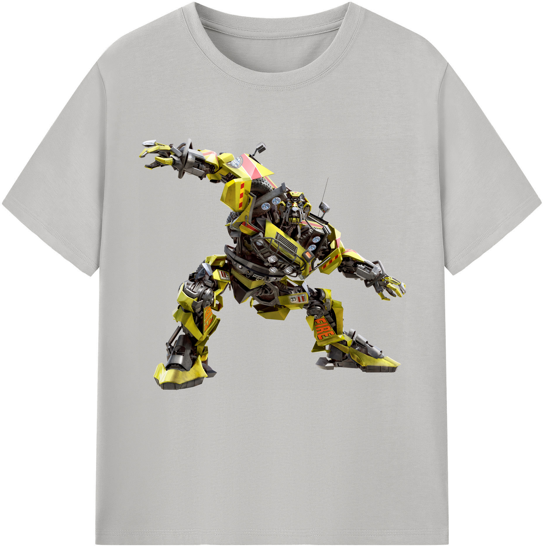 （画像用） Transformers トランスフォーマー レディースカジュアルプリントTシャツ（綿100％）