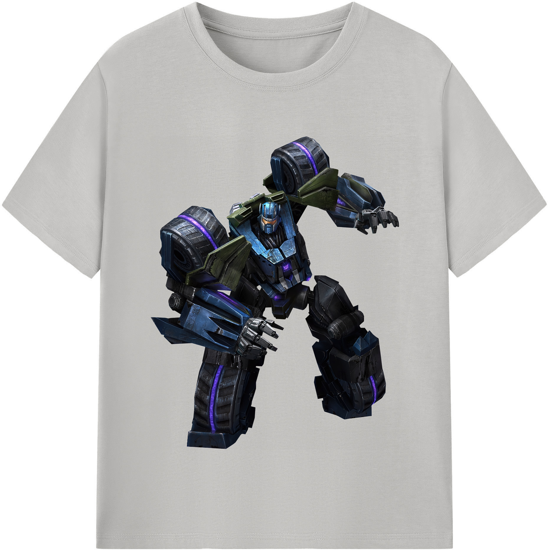 （画像用） Transformers トランスフォーマー レディースカジュアルプリントTシャツ（綿100％）