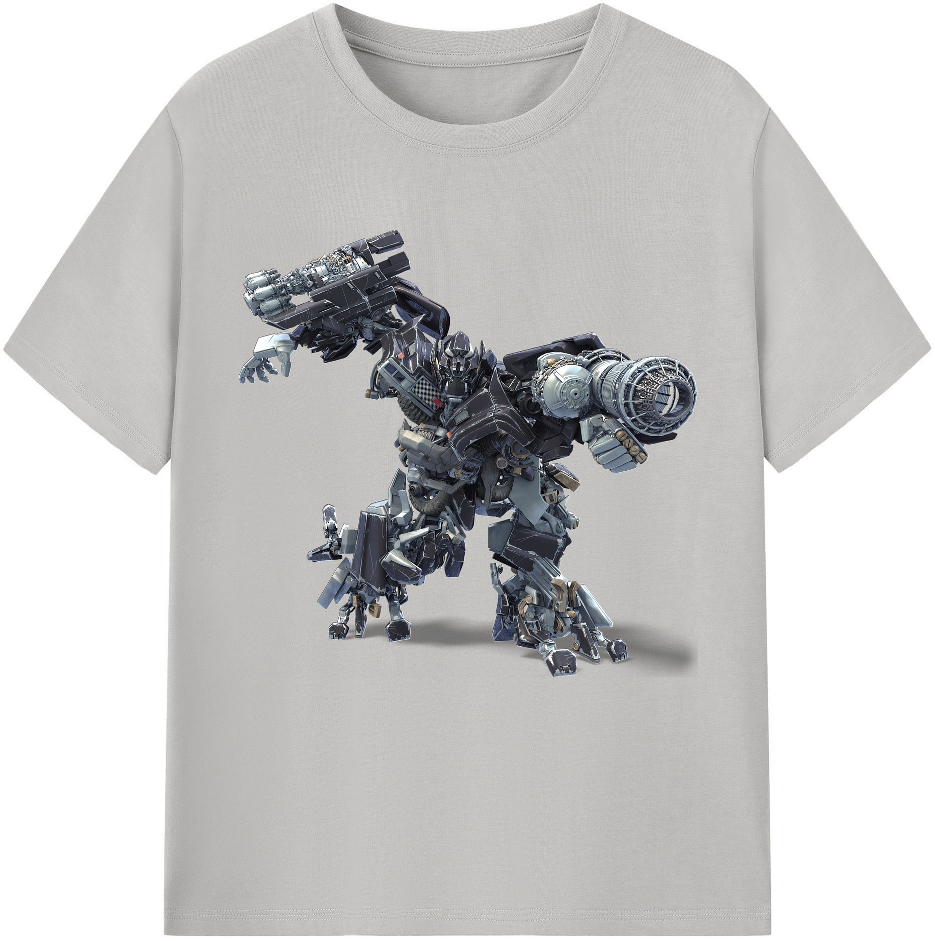 （画像用） Transformers トランスフォーマー レディースカジュアルプリントTシャツ（綿100％）
