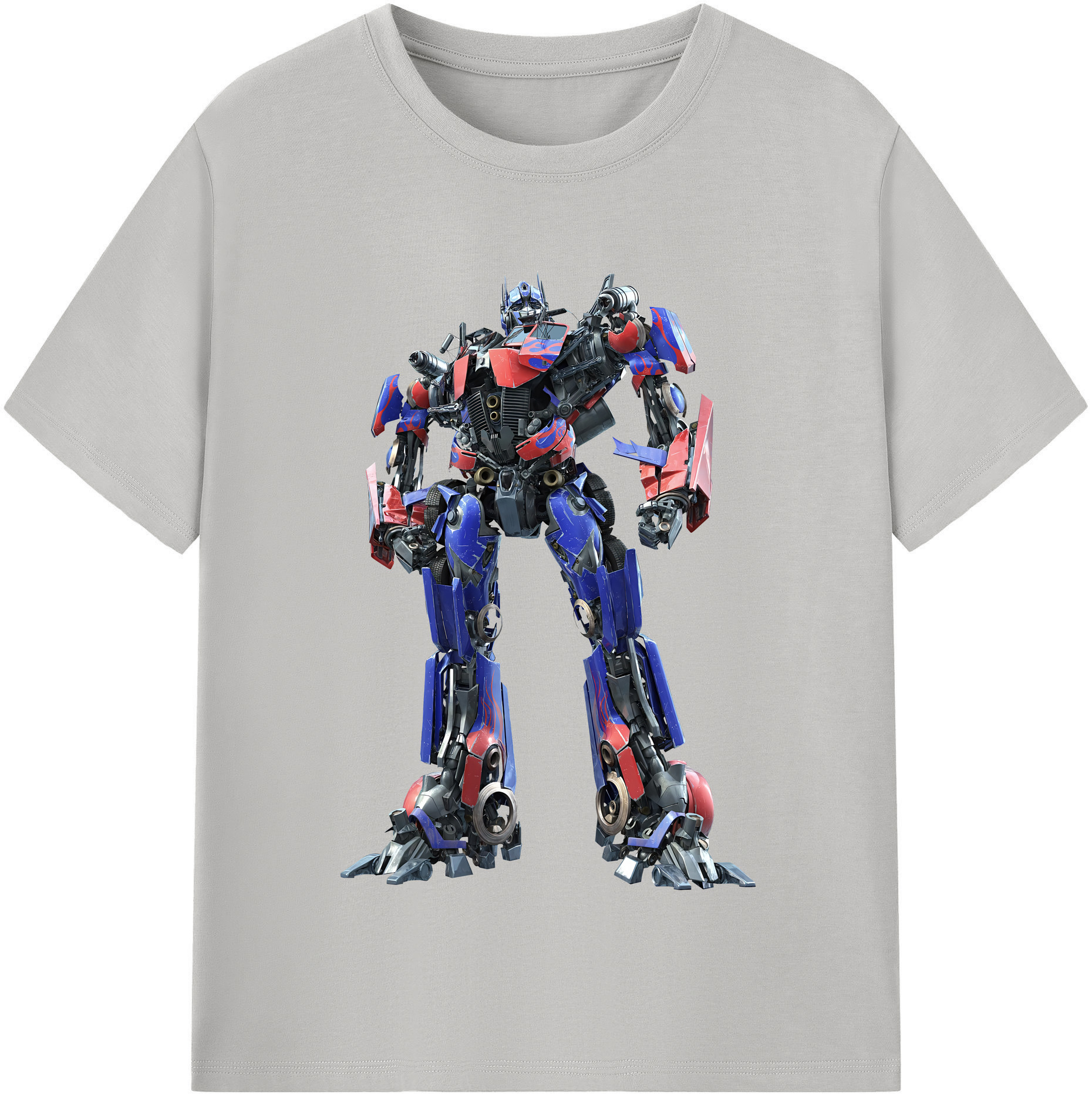 （画像用） Transformers トランスフォーマー レディースカジュアルプリントTシャツ（綿100％）