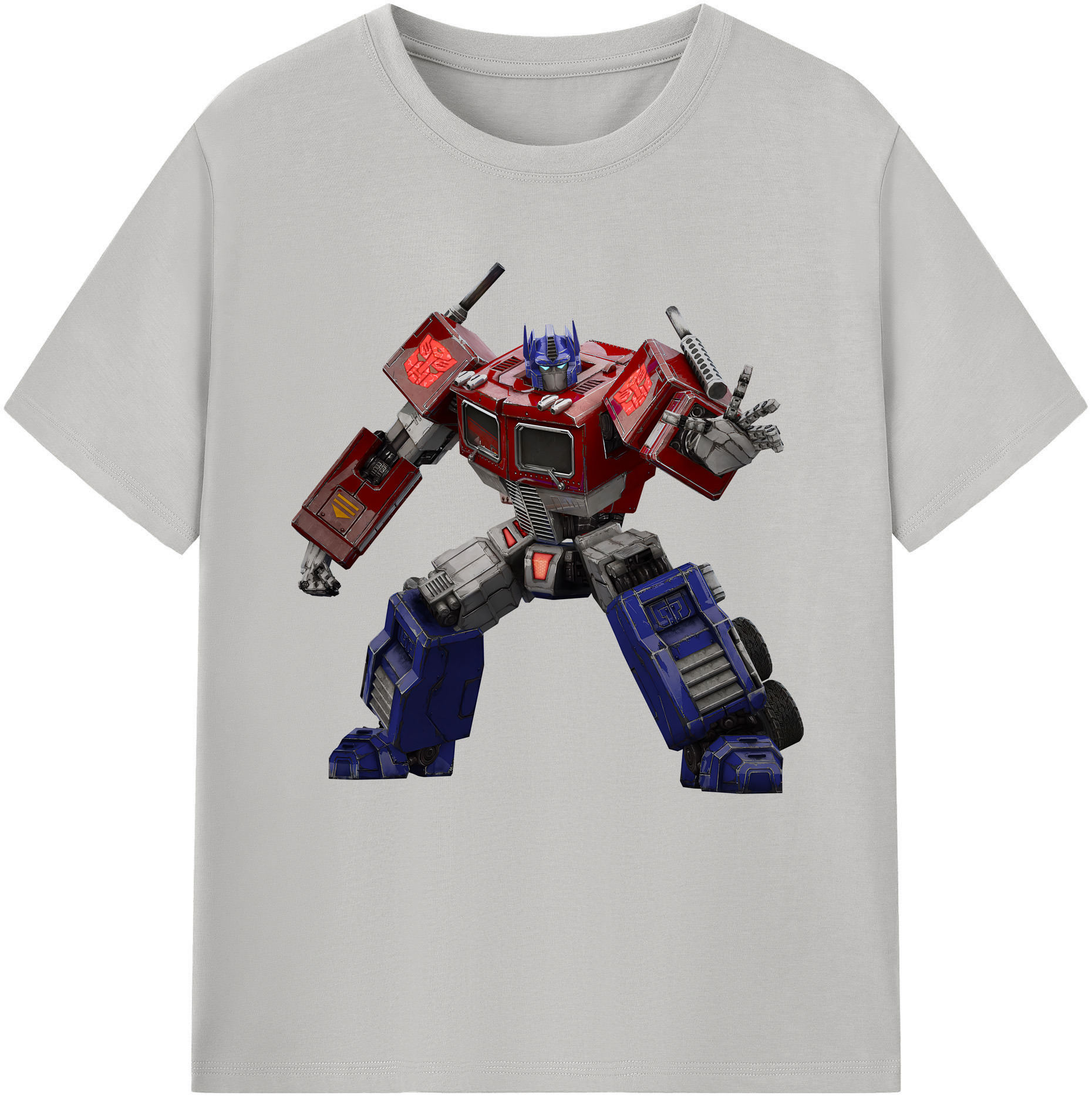 （画像用） Transformers トランスフォーマー レディースカジュアルプリントTシャツ（綿100％）