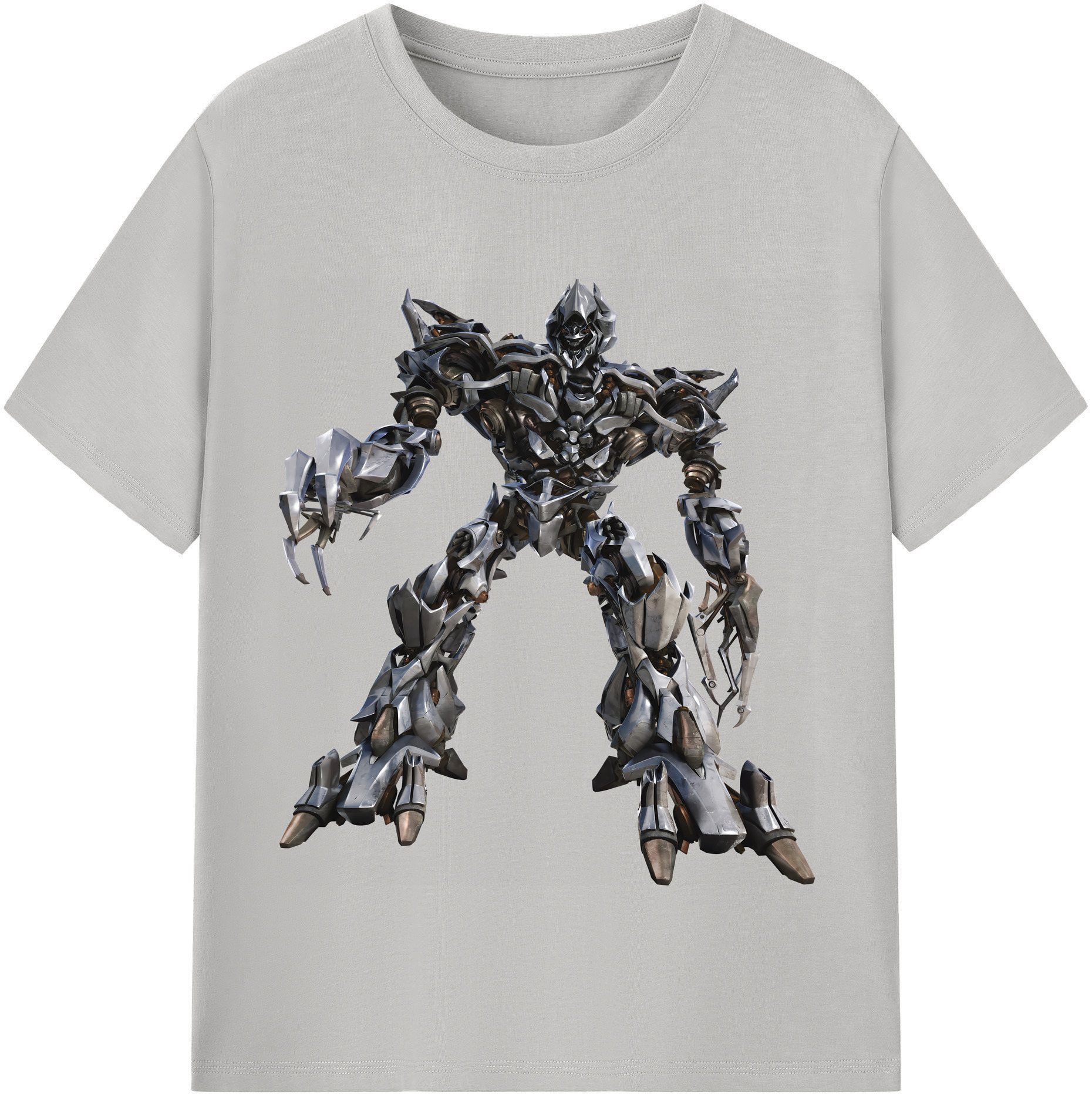 （画像用） Transformers トランスフォーマー レディースカジュアルプリントTシャツ（綿100％）
