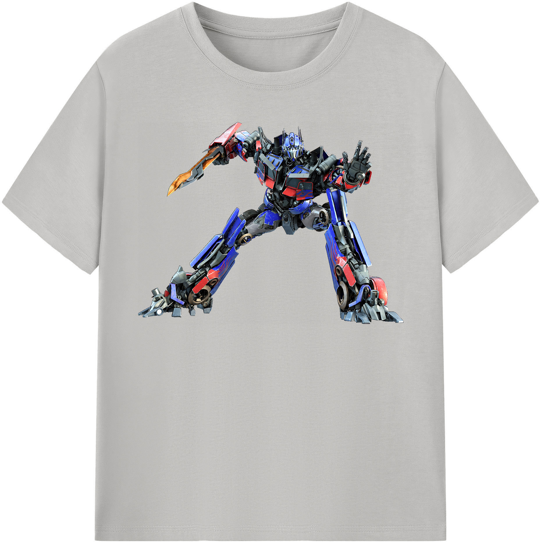（画像用） Transformers トランスフォーマー レディースカジュアルプリントTシャツ（綿100％）