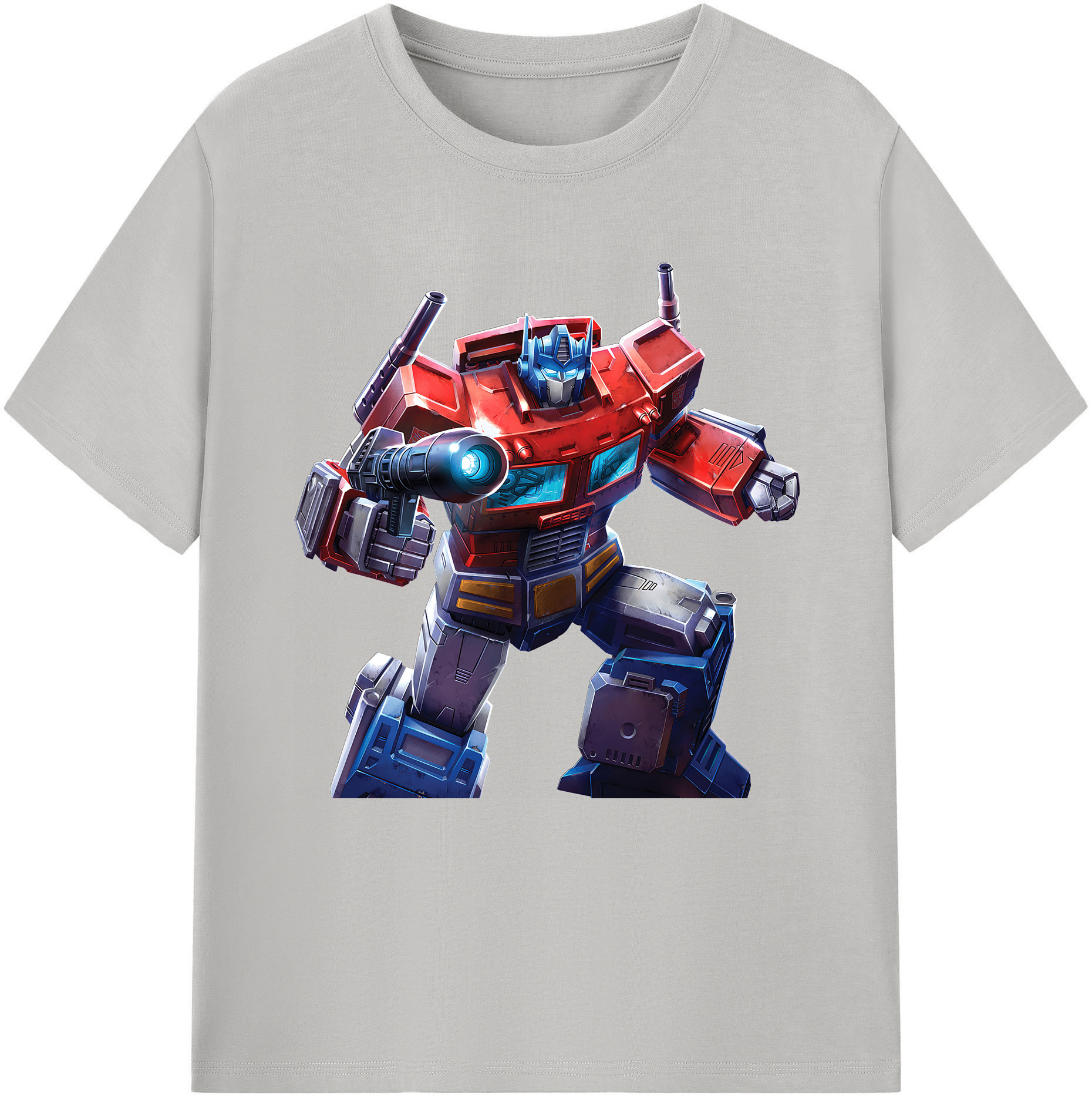 （画像用） Transformers トランスフォーマー レディースカジュアルプリントTシャツ（綿100％）