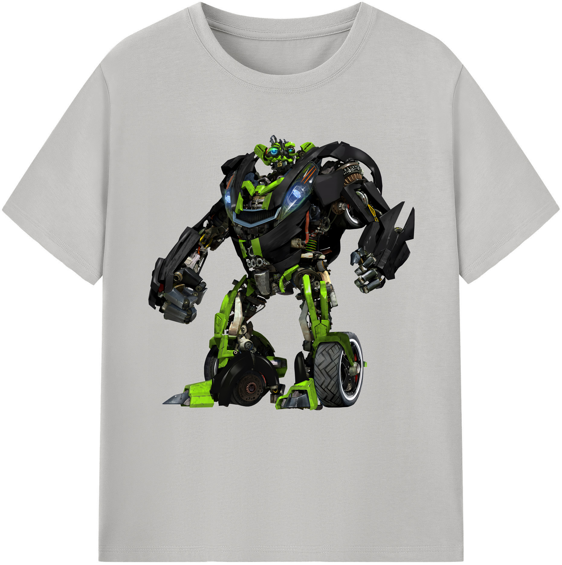 （画像用） Transformers トランスフォーマー レディースカジュアルプリントTシャツ（綿100％）