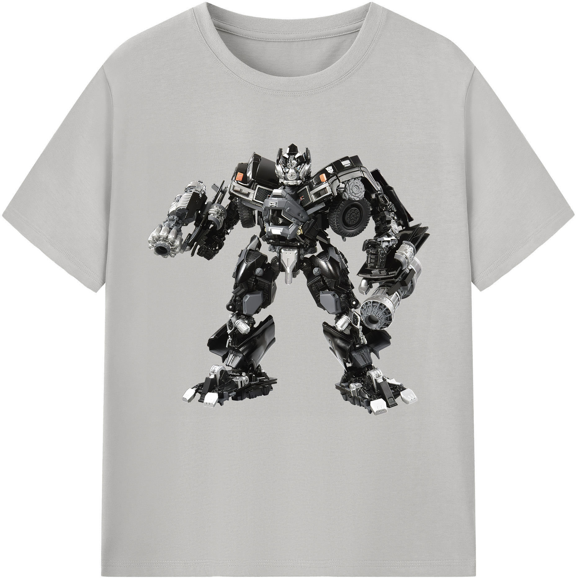 （画像用） Transformers トランスフォーマー レディースカジュアルプリントTシャツ（綿100％）