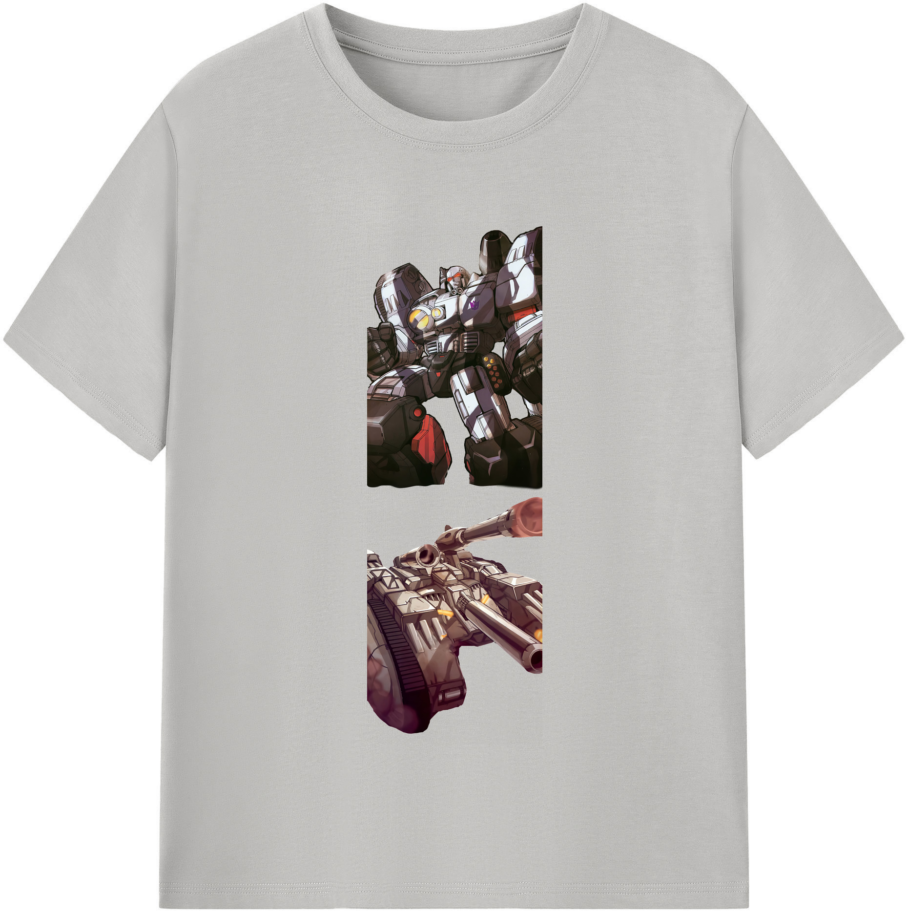 （画像用） Transformers トランスフォーマー レディースカジュアルプリントTシャツ（綿100％）