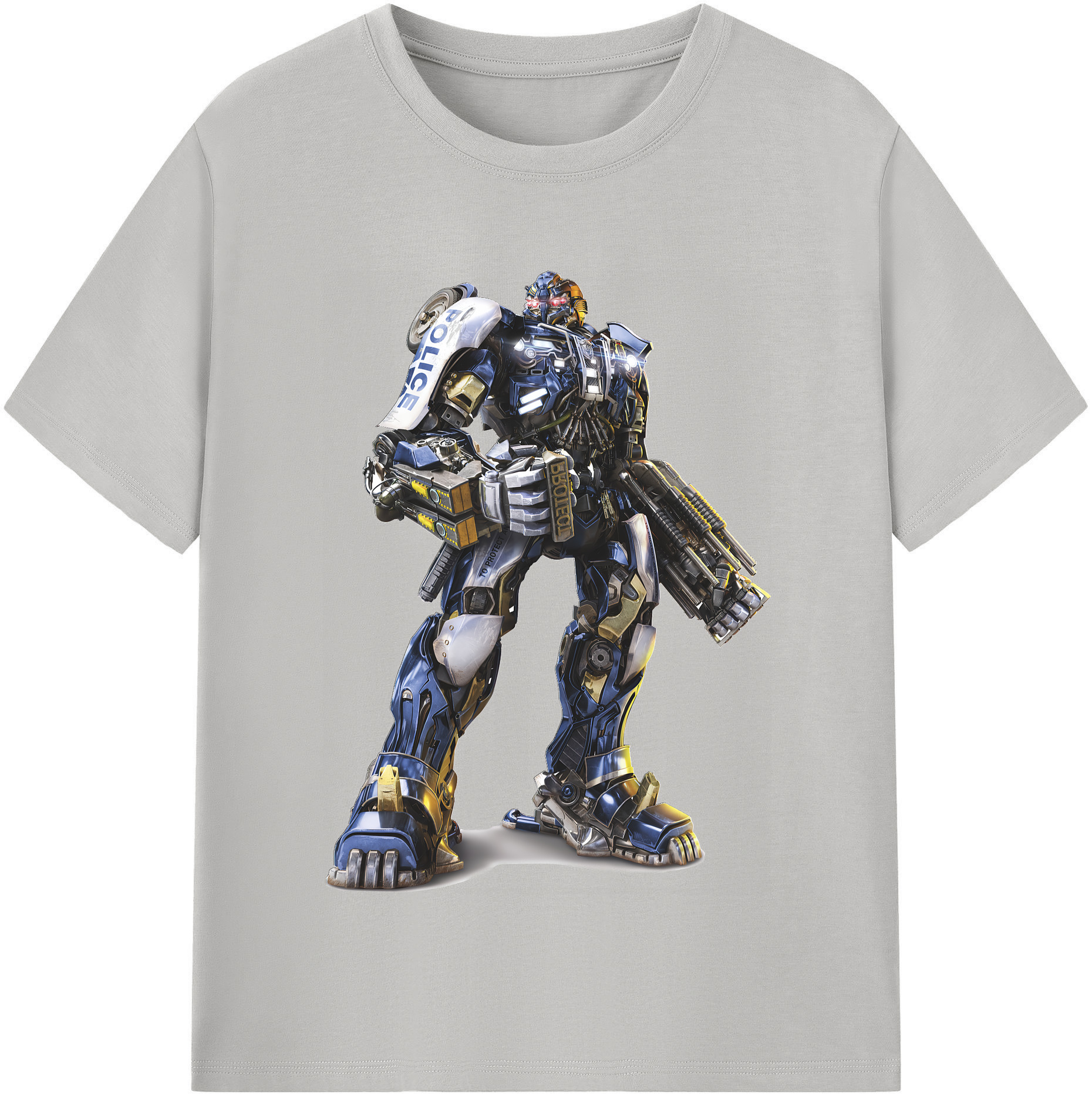 （画像用） Transformers トランスフォーマー レディースカジュアルプリントTシャツ（綿100％）