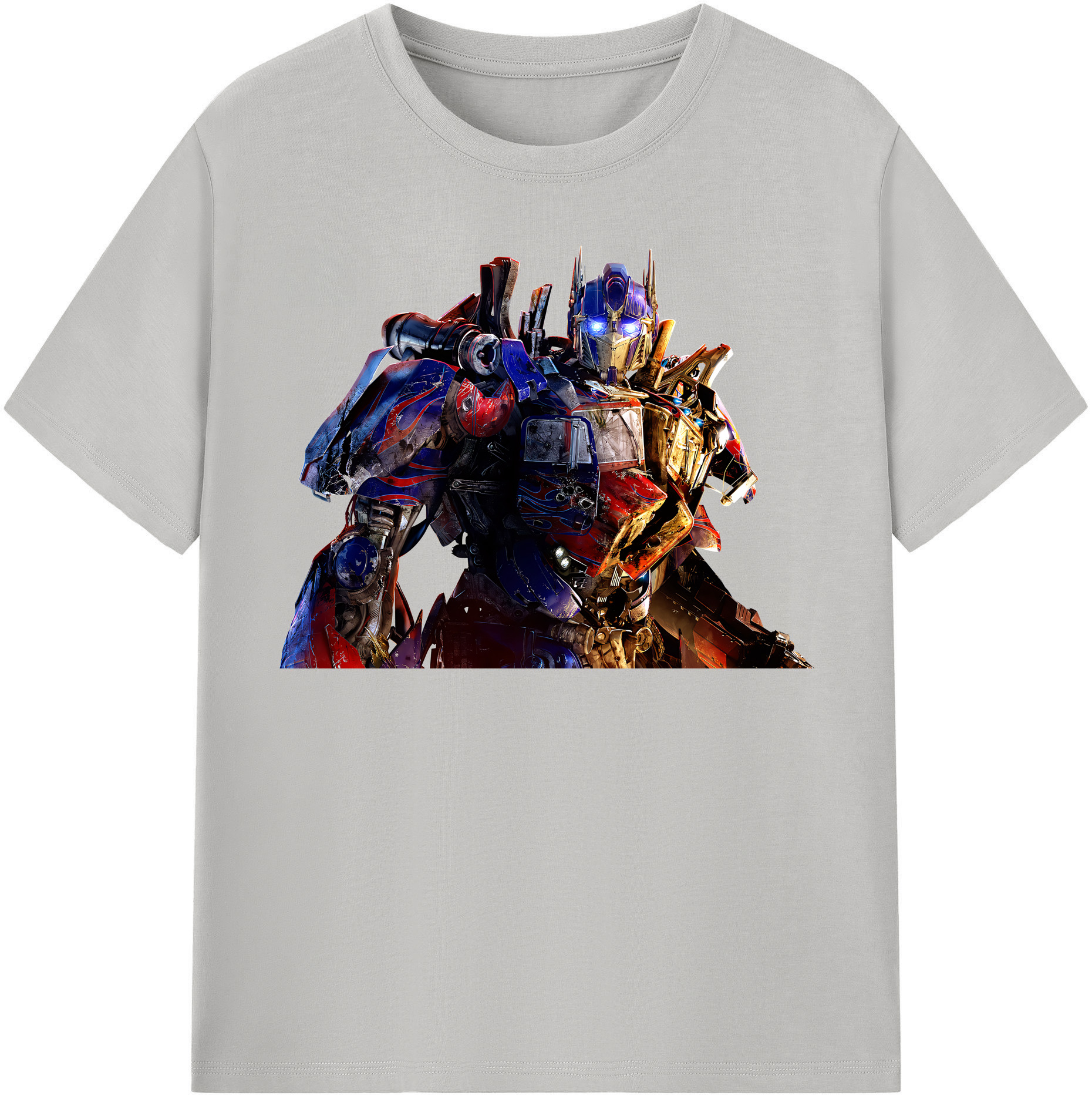 （画像用） Transformers トランスフォーマー レディースカジュアルプリントTシャツ（綿100％）