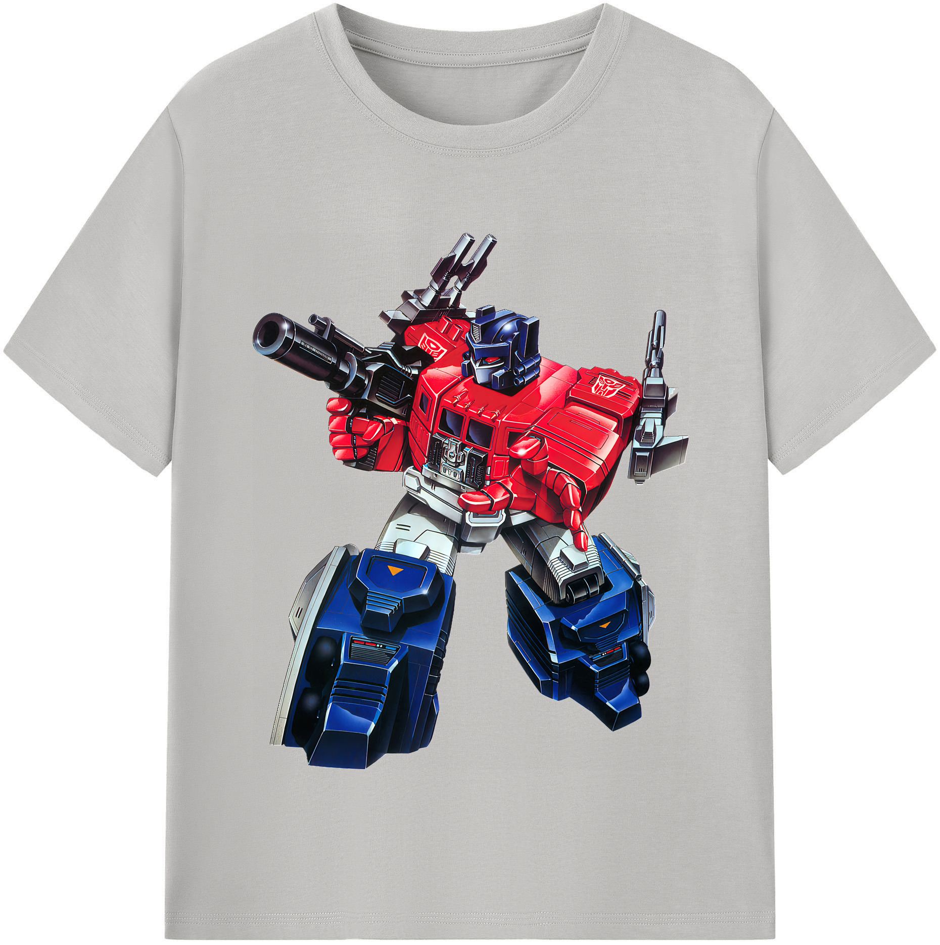 （画像用） Transformers トランスフォーマー レディースカジュアルプリントTシャツ（綿100％）