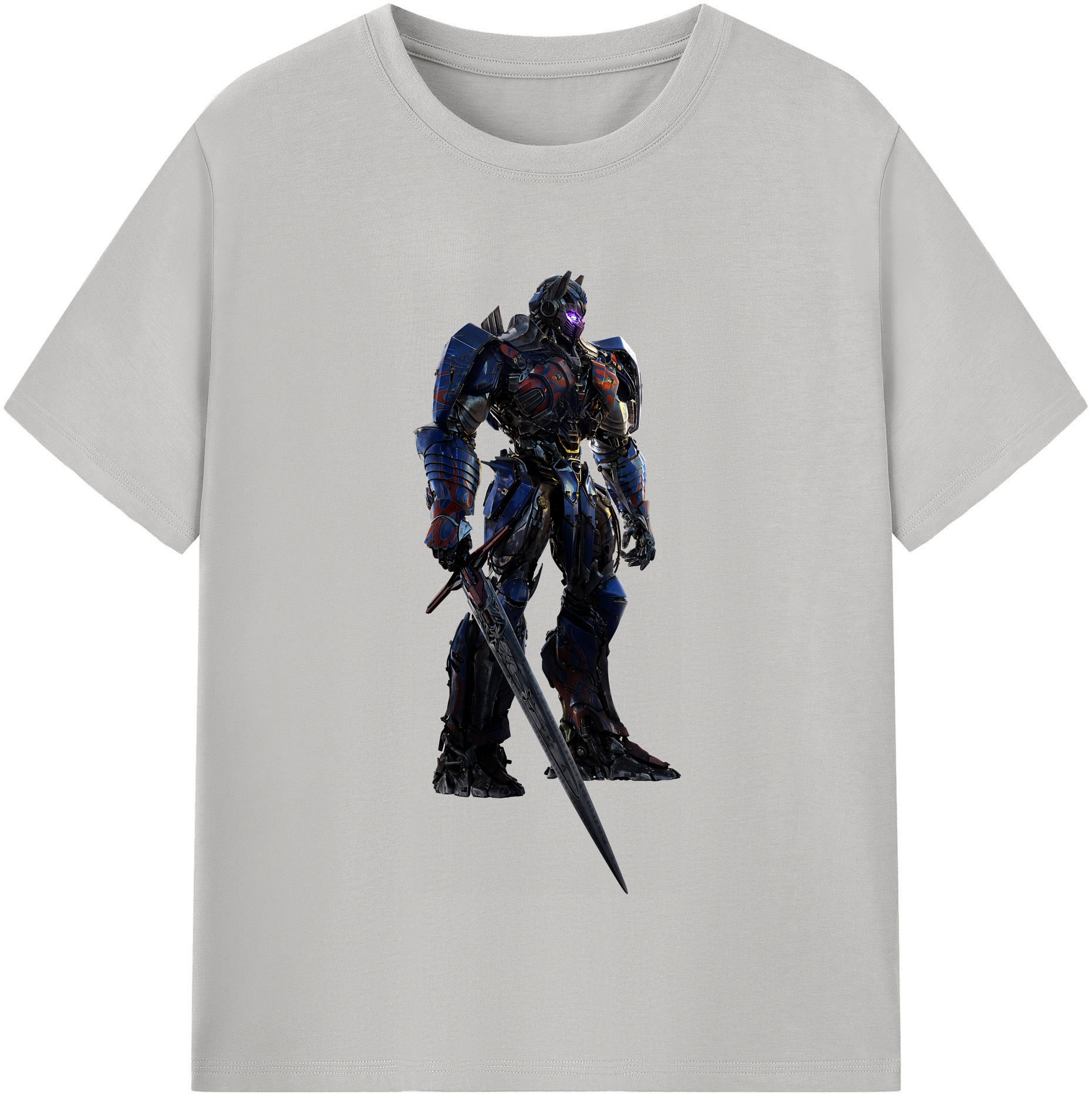 （画像用） Transformers トランスフォーマー レディースカジュアルプリントTシャツ（綿100％）