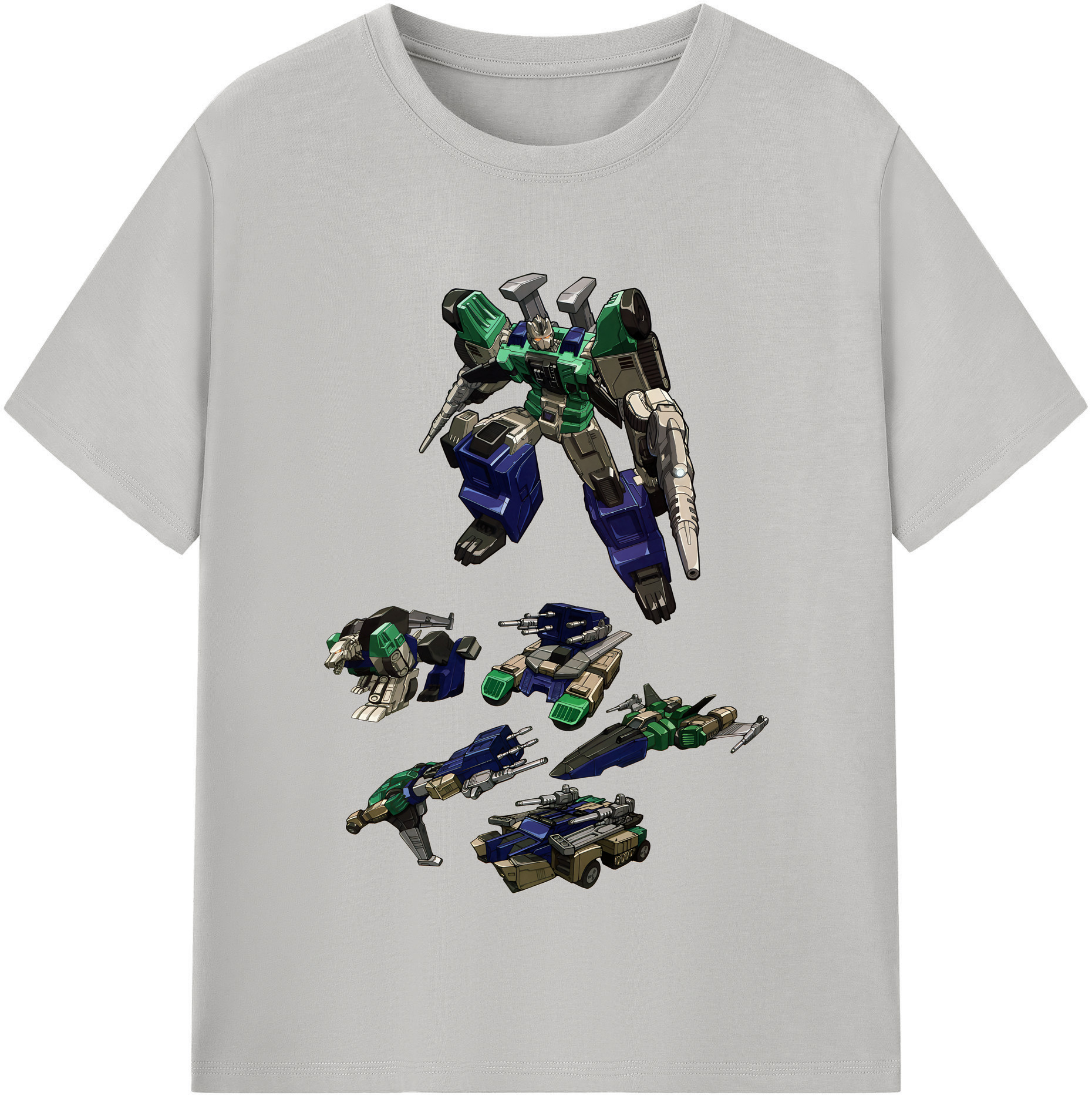 （画像用） Transformers トランスフォーマー レディースカジュアルプリントTシャツ（綿100％）