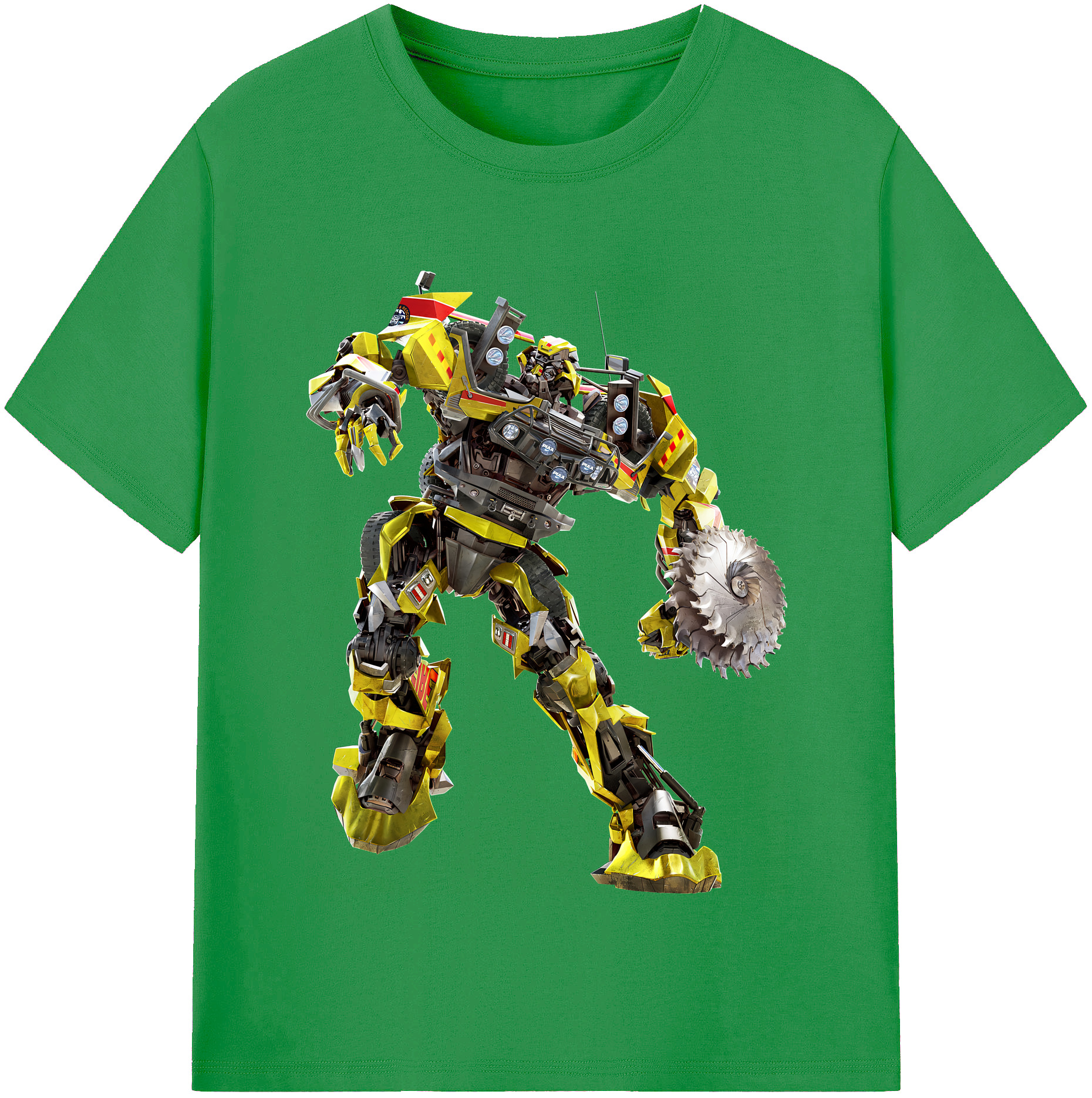 （画像用） Transformers トランスフォーマー レディースカジュアルプリントTシャツ（綿100％）