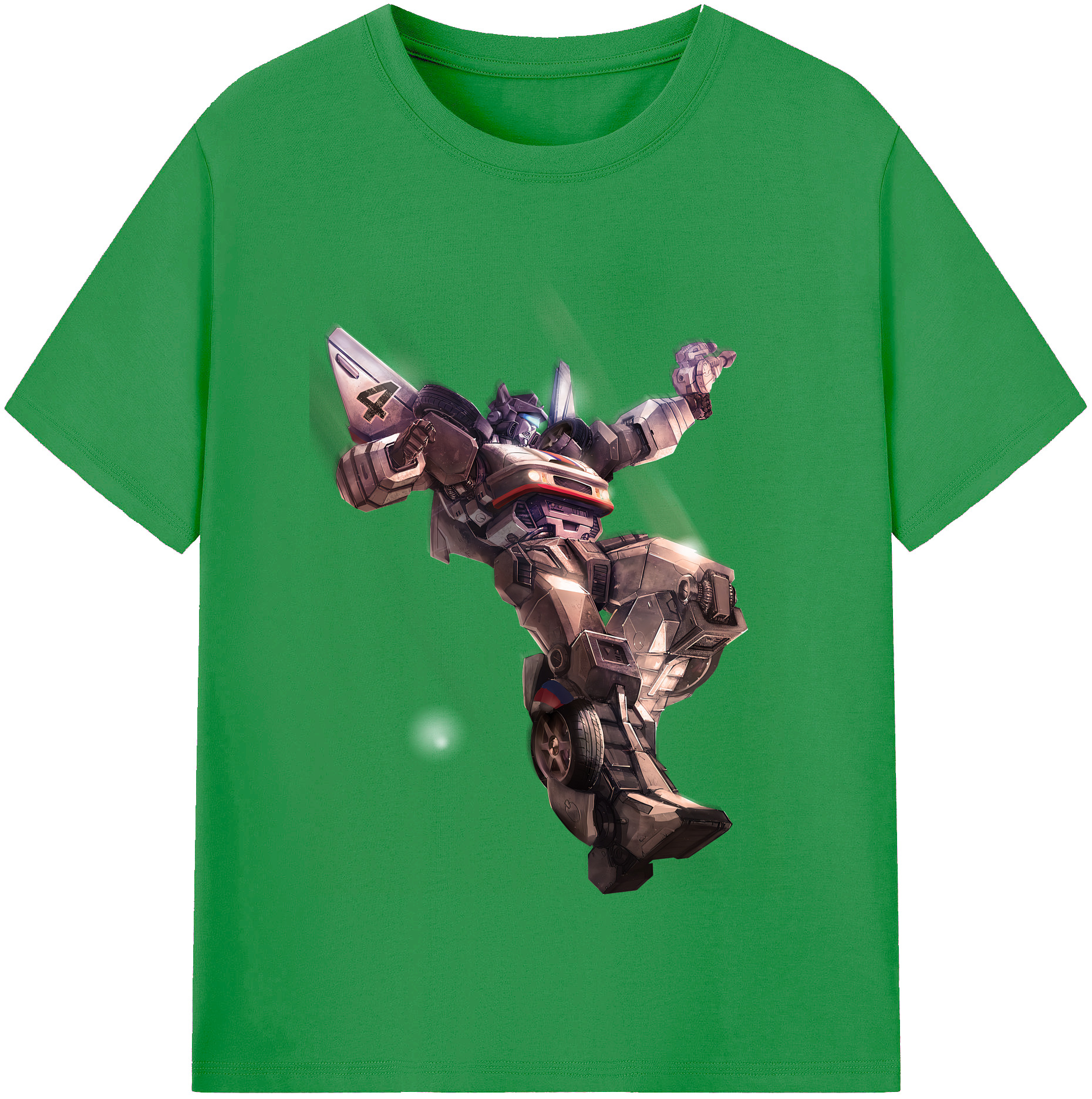（画像用） Transformers トランスフォーマー レディースカジュアルプリントTシャツ（綿100％）