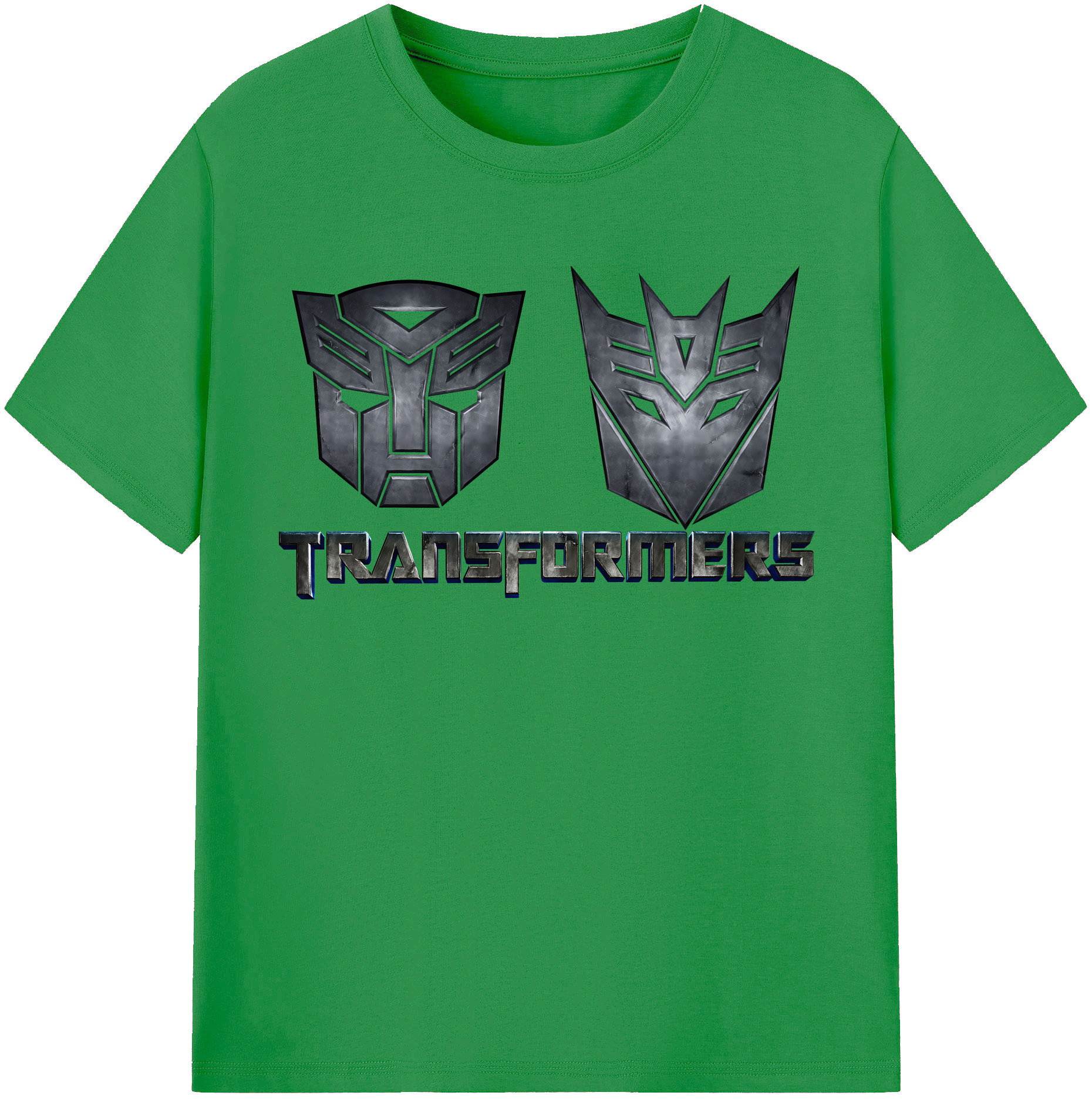 （画像用） Transformers トランスフォーマー レディースカジュアルプリントTシャツ（綿100％）