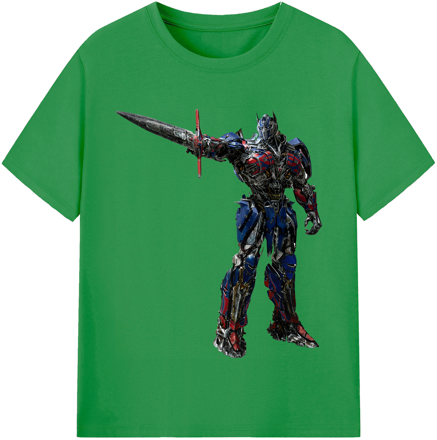 （画像用） Transformers トランスフォーマー レディースカジュアルプリントTシャツ（綿100％）