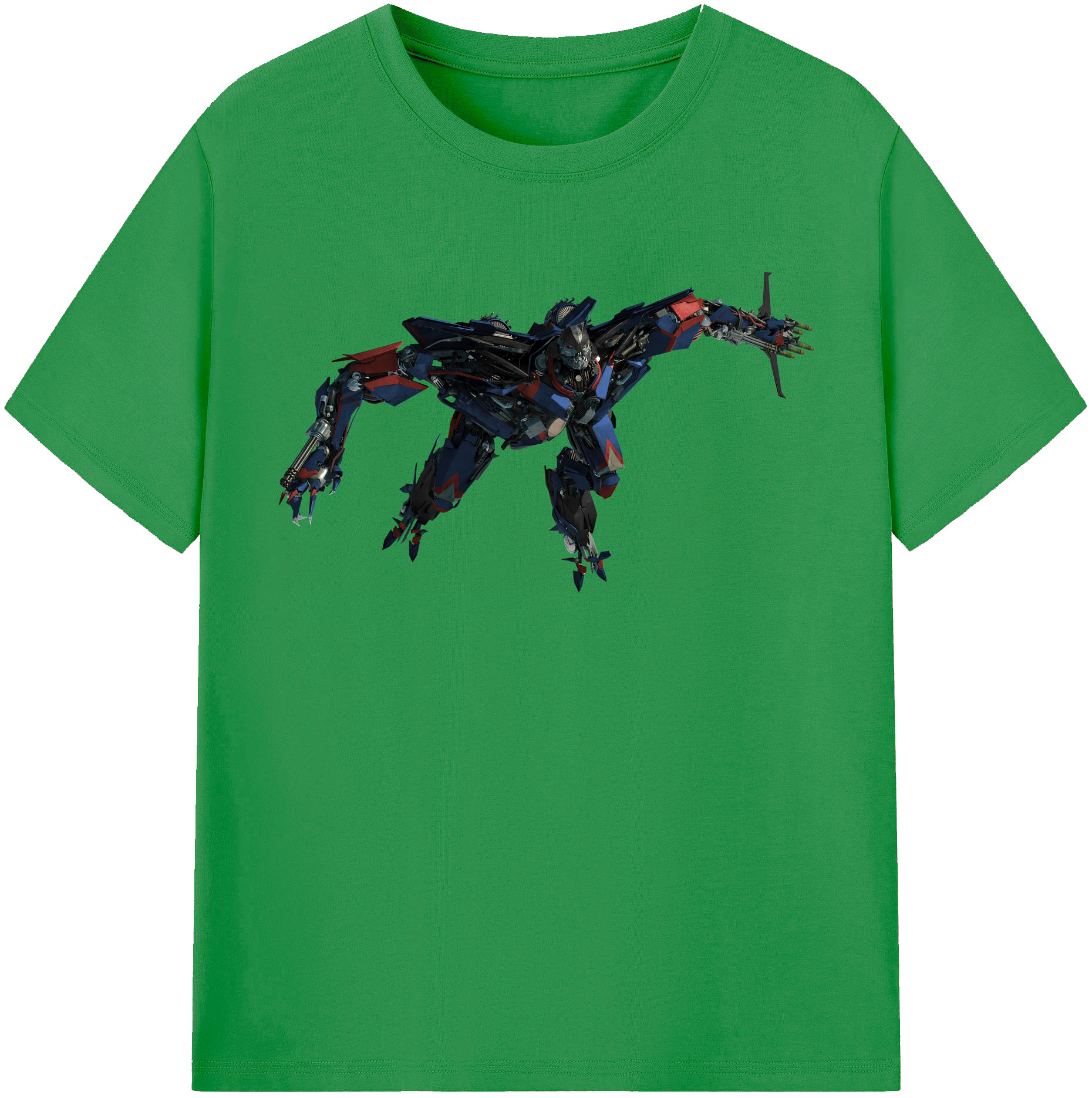 （画像用） Transformers トランスフォーマー レディースカジュアルプリントTシャツ（綿100％）