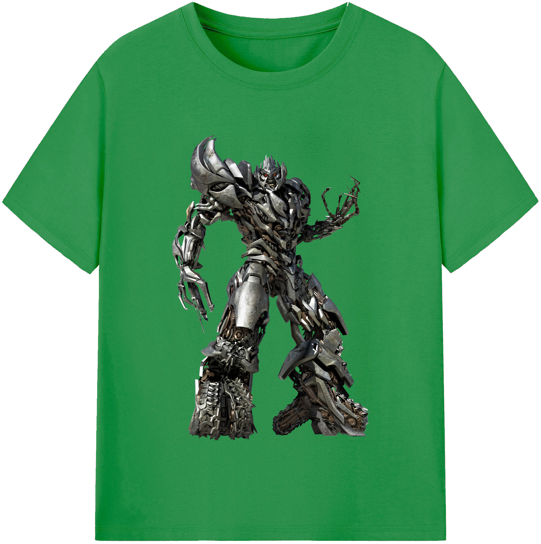 （画像用） Transformers トランスフォーマー レディースカジュアルプリントTシャツ（綿100％）