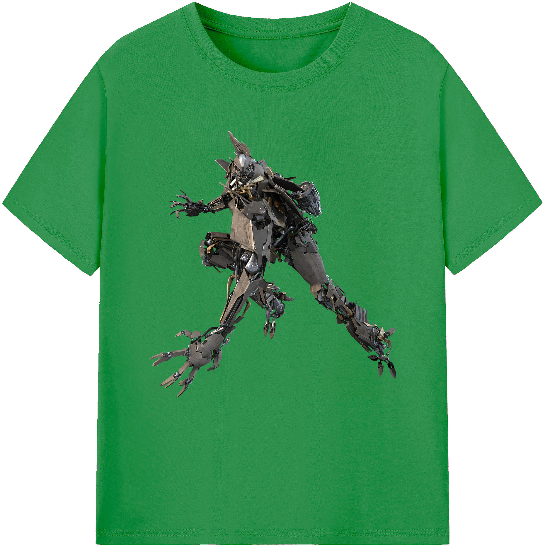 （画像用） Transformers トランスフォーマー レディースカジュアルプリントTシャツ（綿100％）