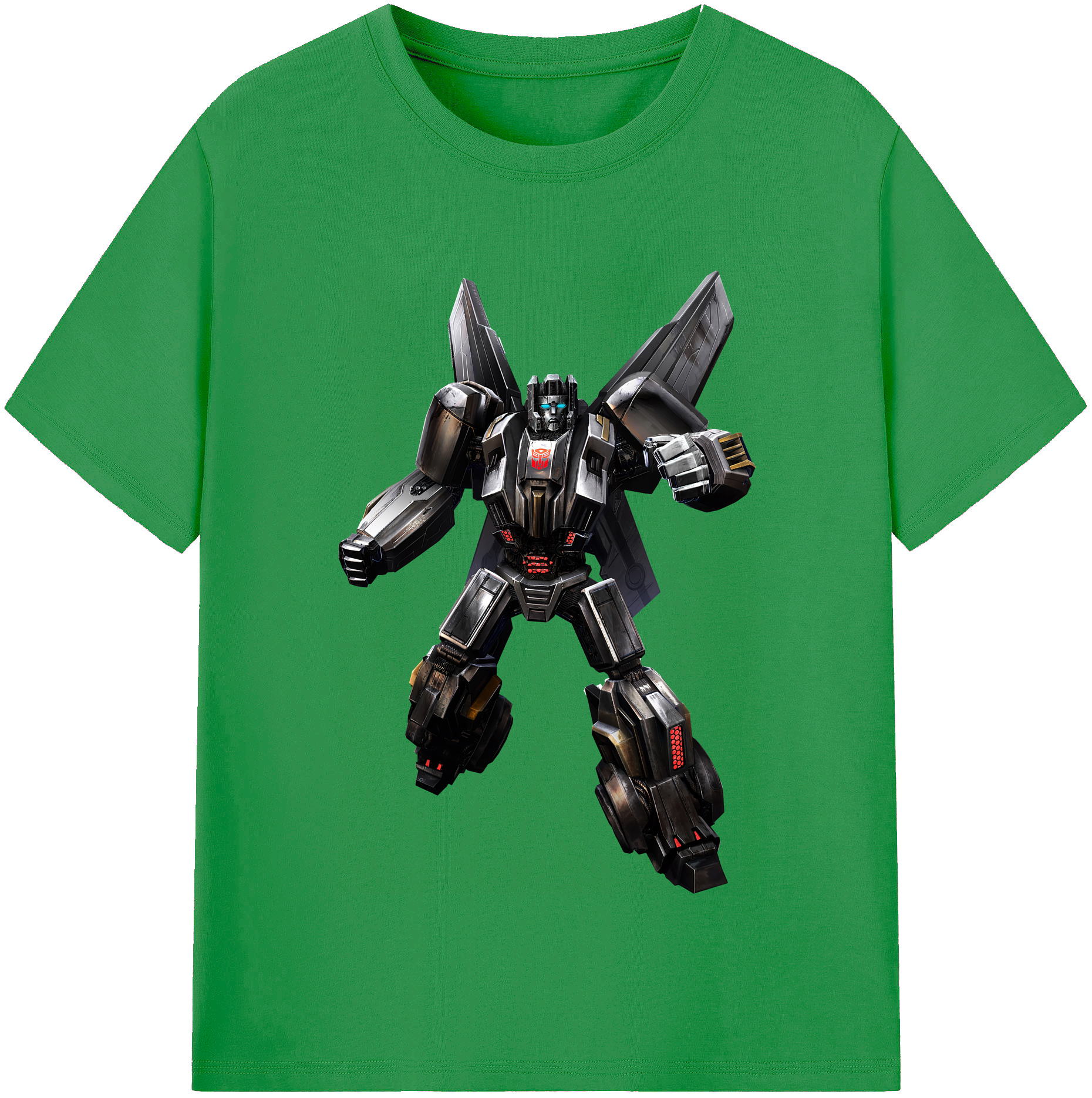 （画像用） Transformers トランスフォーマー レディースカジュアルプリントTシャツ（綿100％）
