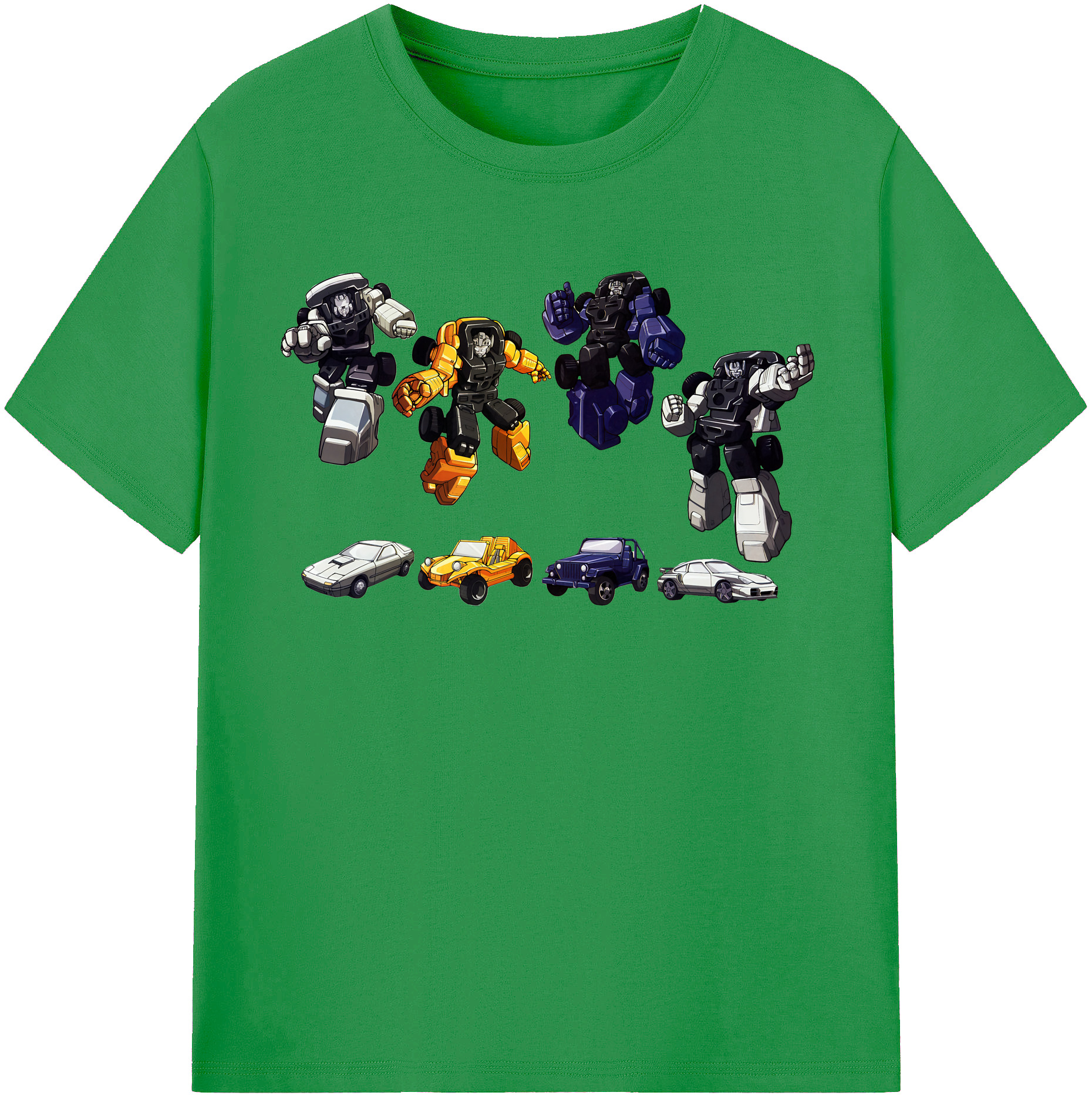 （画像用） Transformers トランスフォーマー レディースカジュアルプリントTシャツ（綿100％）