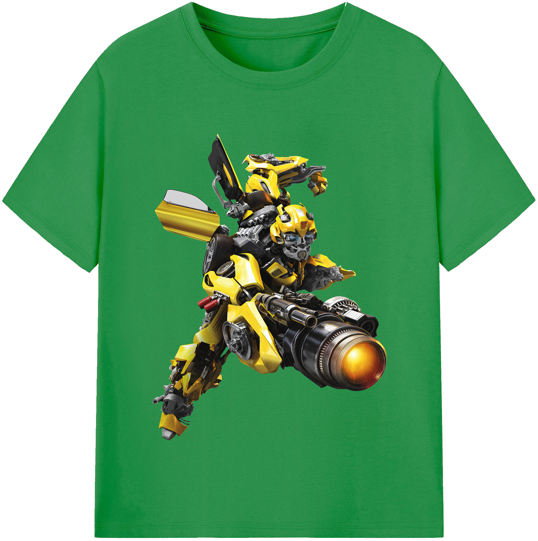 （画像用） Transformers トランスフォーマー レディースカジュアルプリントTシャツ（綿100％）