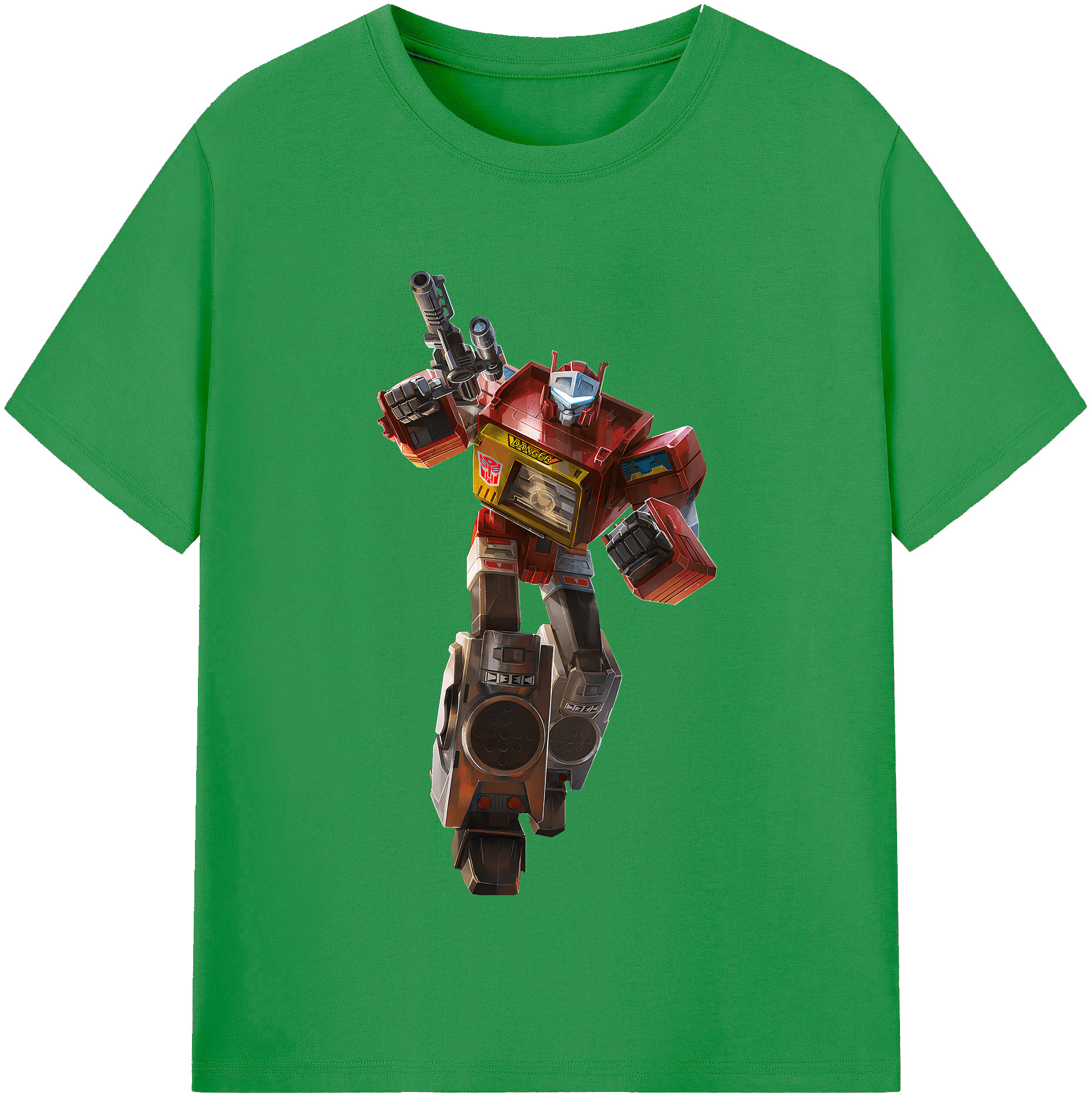 （画像用） Transformers トランスフォーマー レディースカジュアルプリントTシャツ（綿100％）