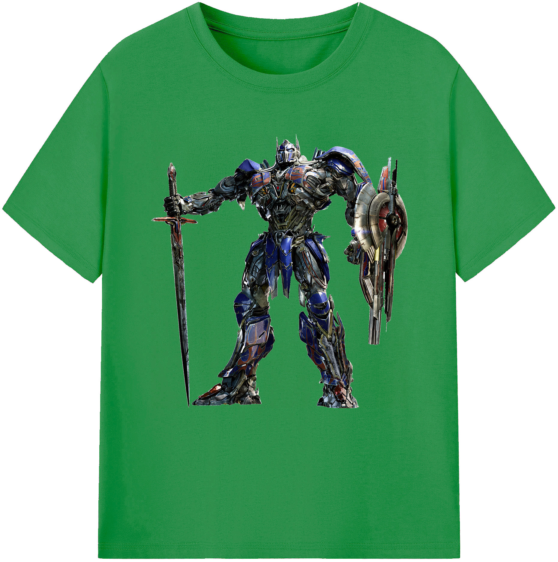 （画像用） Transformers トランスフォーマー レディースカジュアルプリントTシャツ（綿100％）