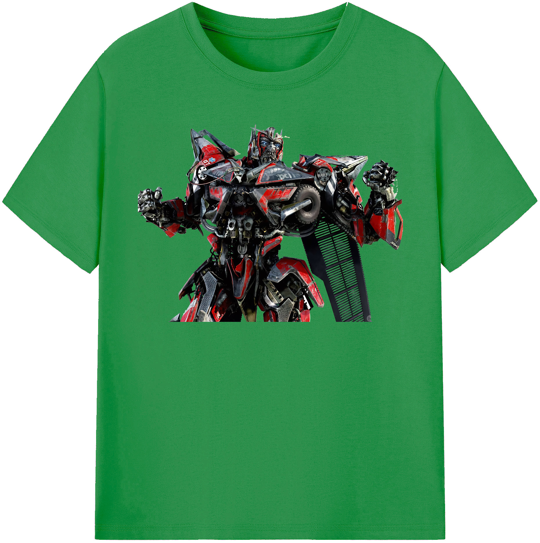 （画像用） Transformers トランスフォーマー レディースカジュアルプリントTシャツ（綿100％）