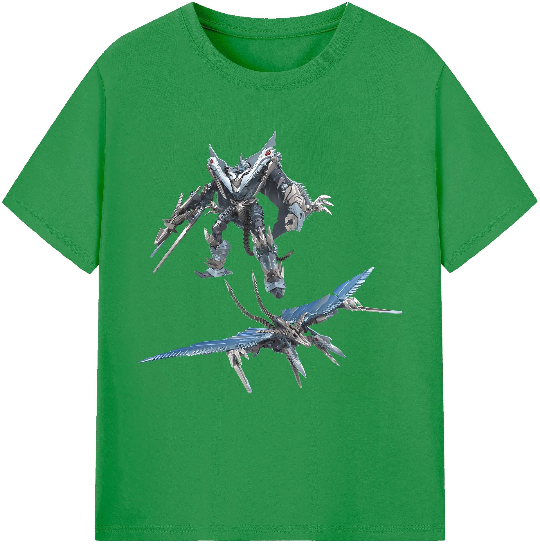 （画像用） Transformers トランスフォーマー レディースカジュアルプリントTシャツ（綿100％）