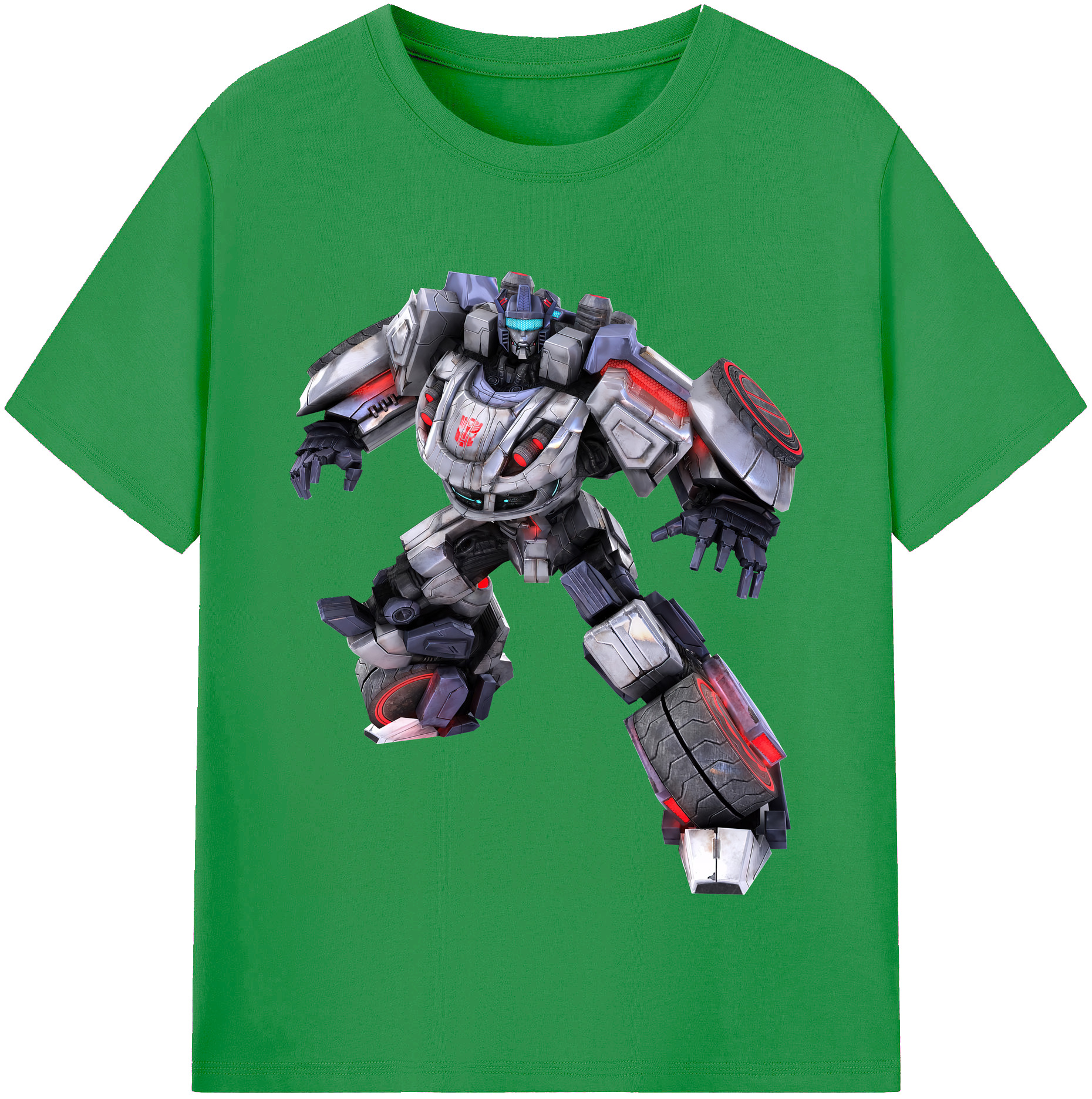 （画像用） Transformers トランスフォーマー レディースカジュアルプリントTシャツ（綿100％）