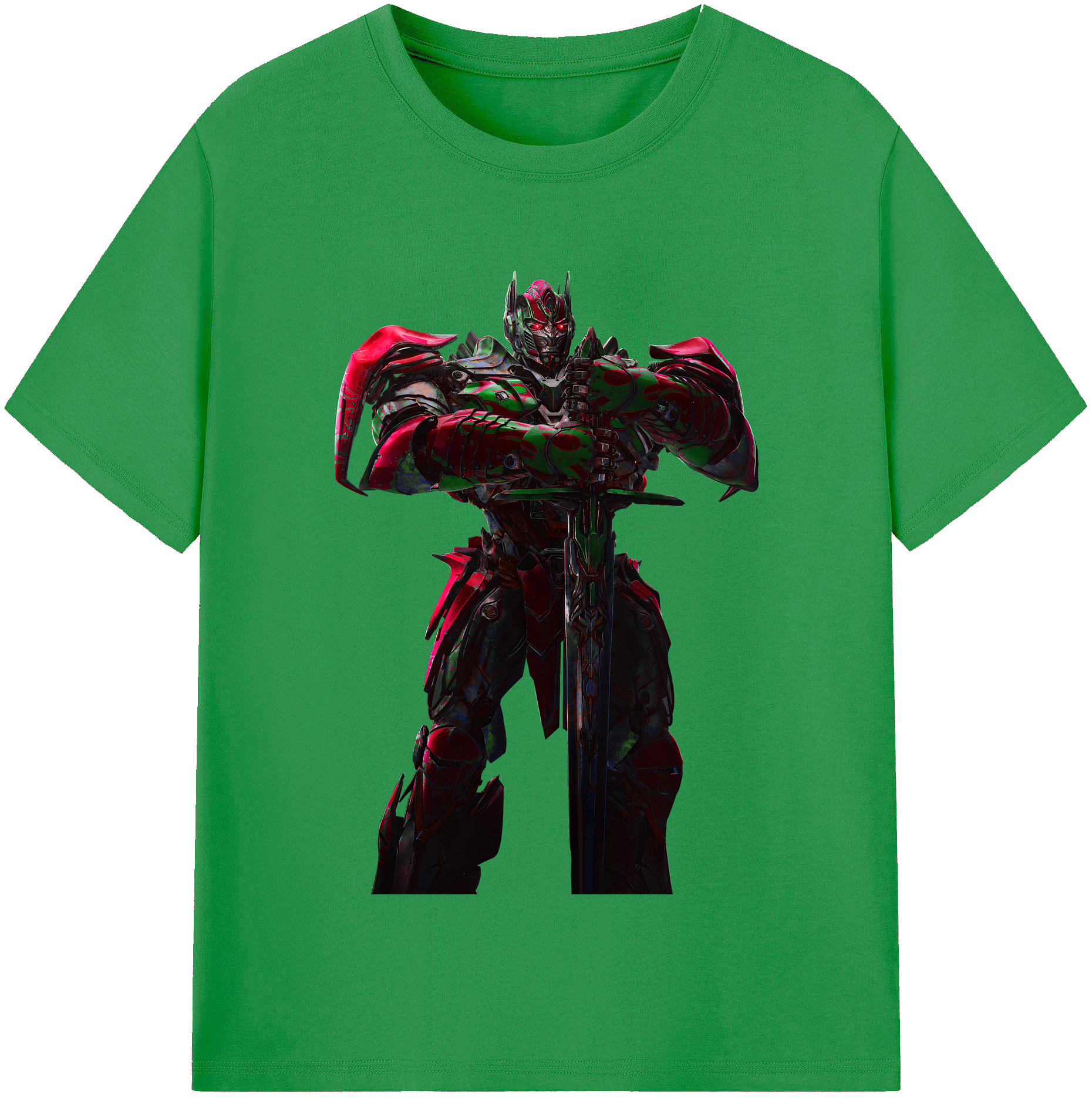 （画像用） Transformers トランスフォーマー レディースカジュアルプリントTシャツ（綿100％）