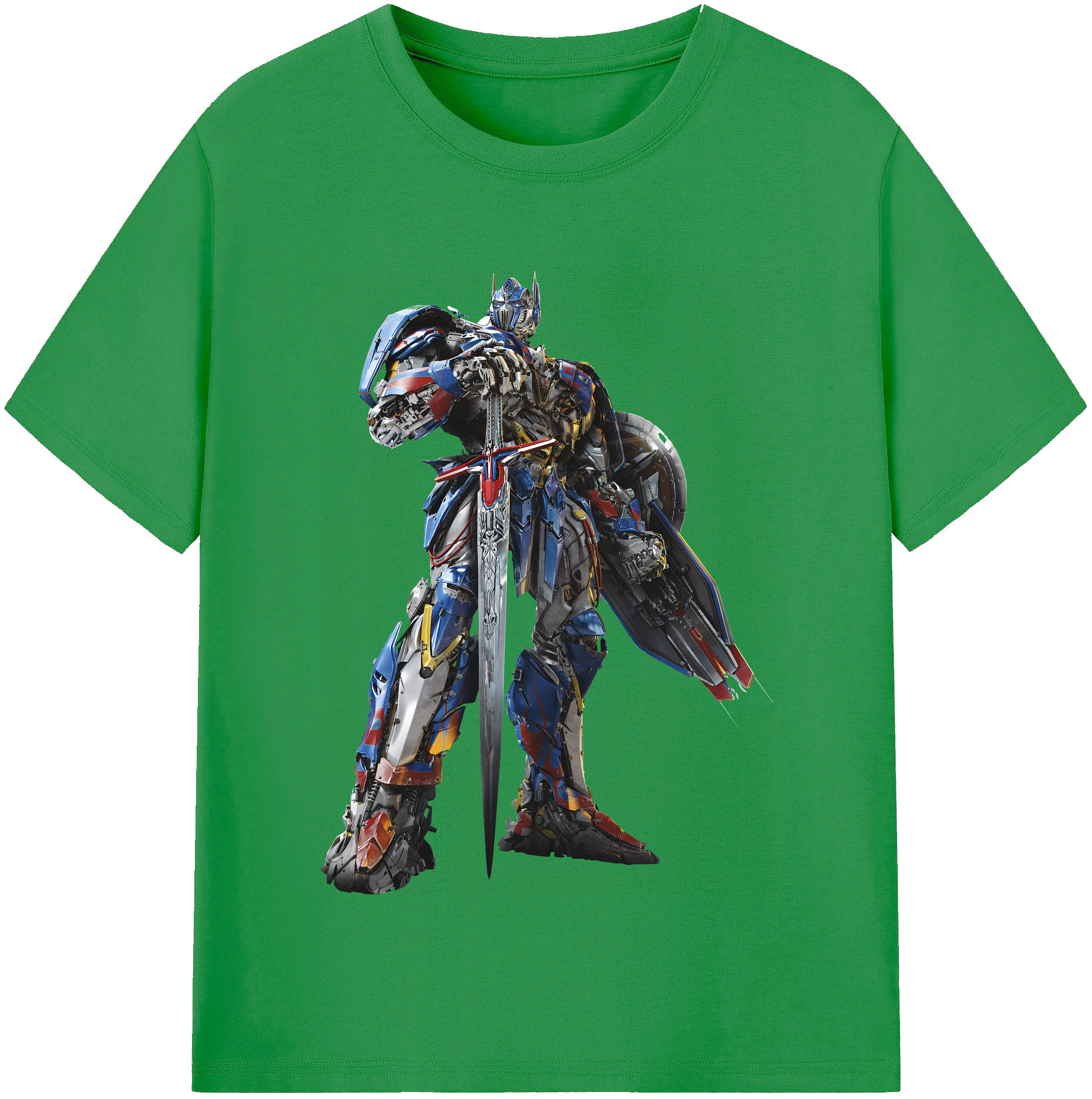 （画像用） Transformers トランスフォーマー レディースカジュアルプリントTシャツ（綿100％）