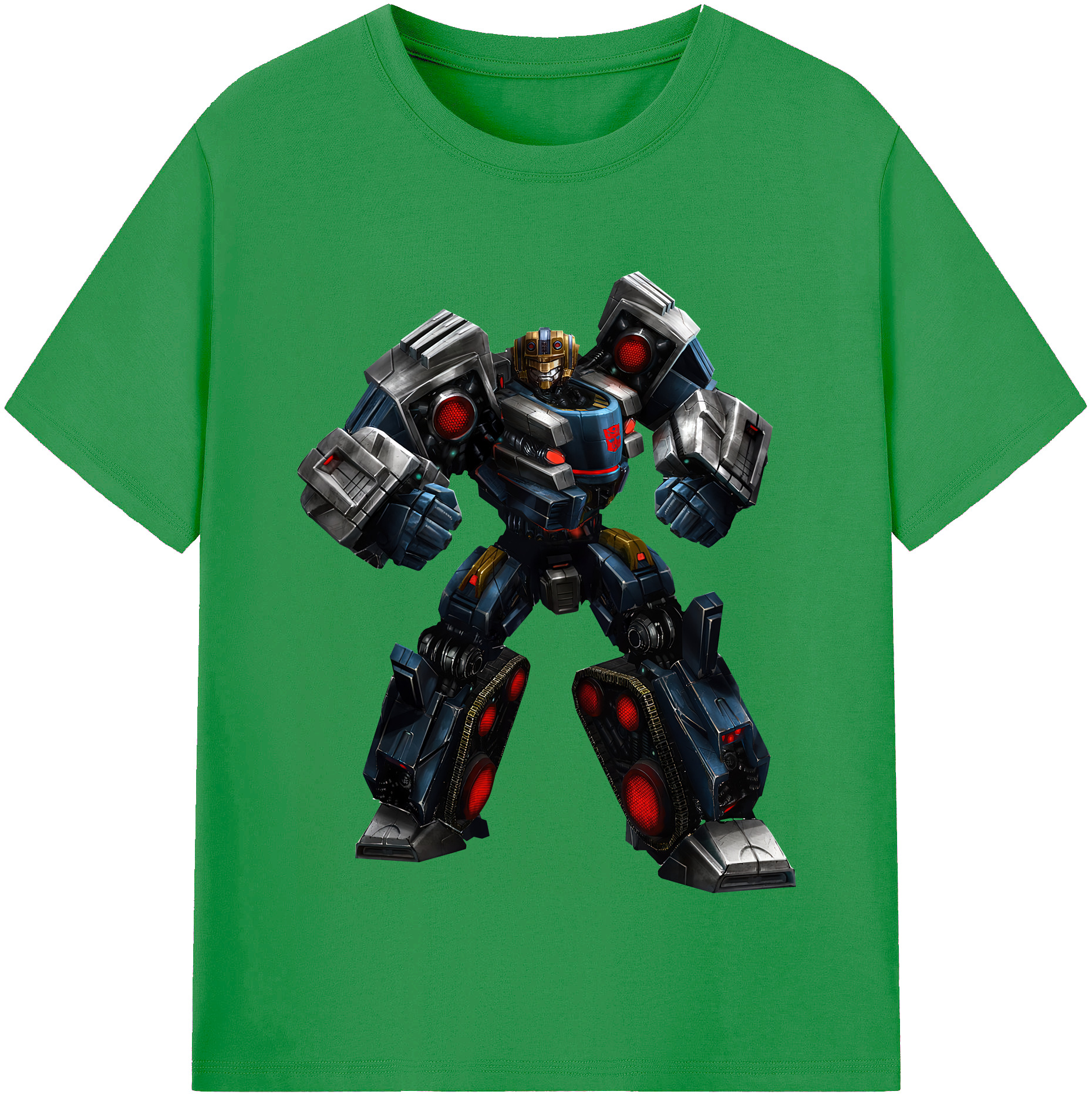 （画像用） Transformers トランスフォーマー レディースカジュアルプリントTシャツ（綿100％）