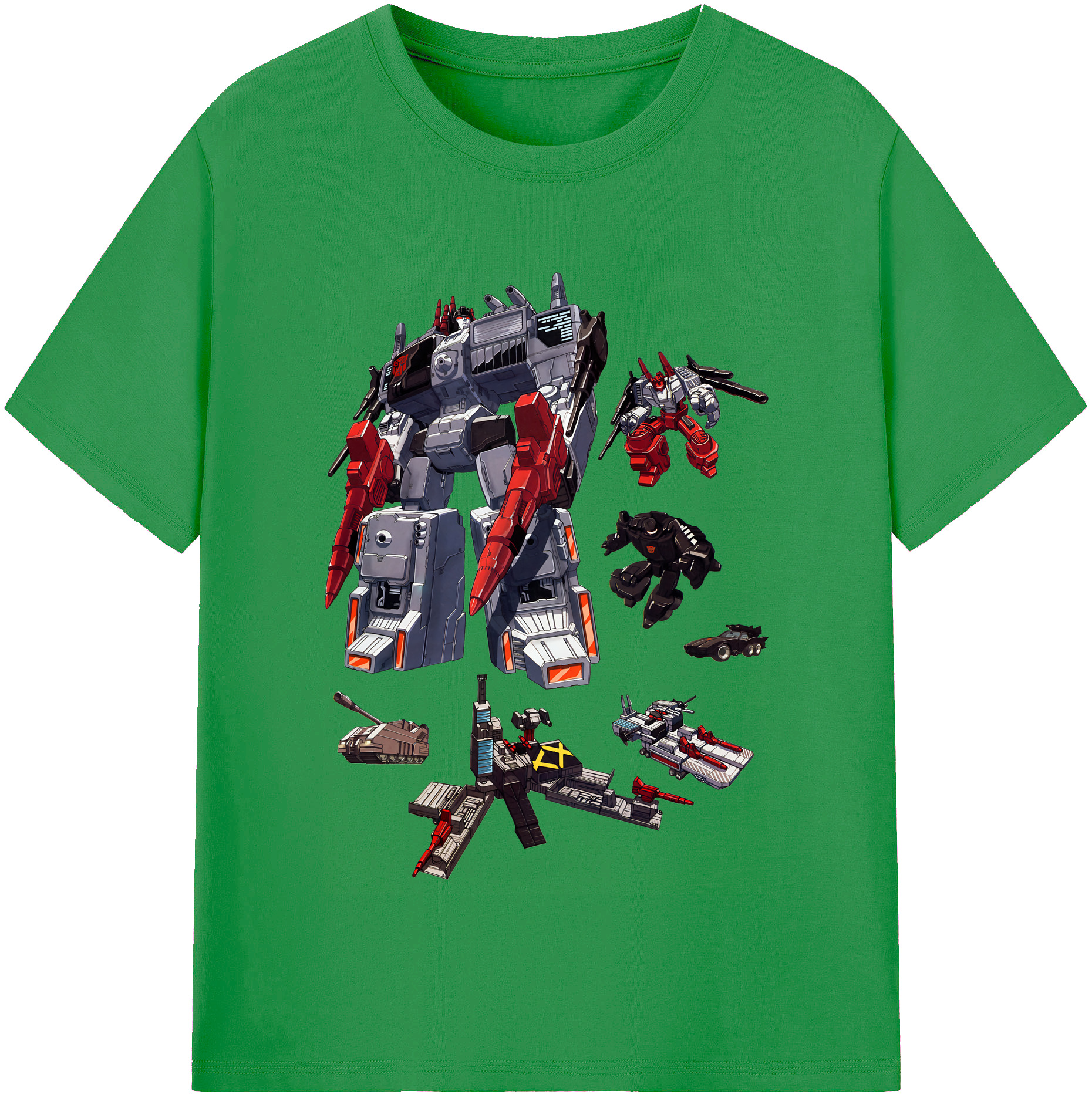 （画像用） Transformers トランスフォーマー レディースカジュアルプリントTシャツ（綿100％）