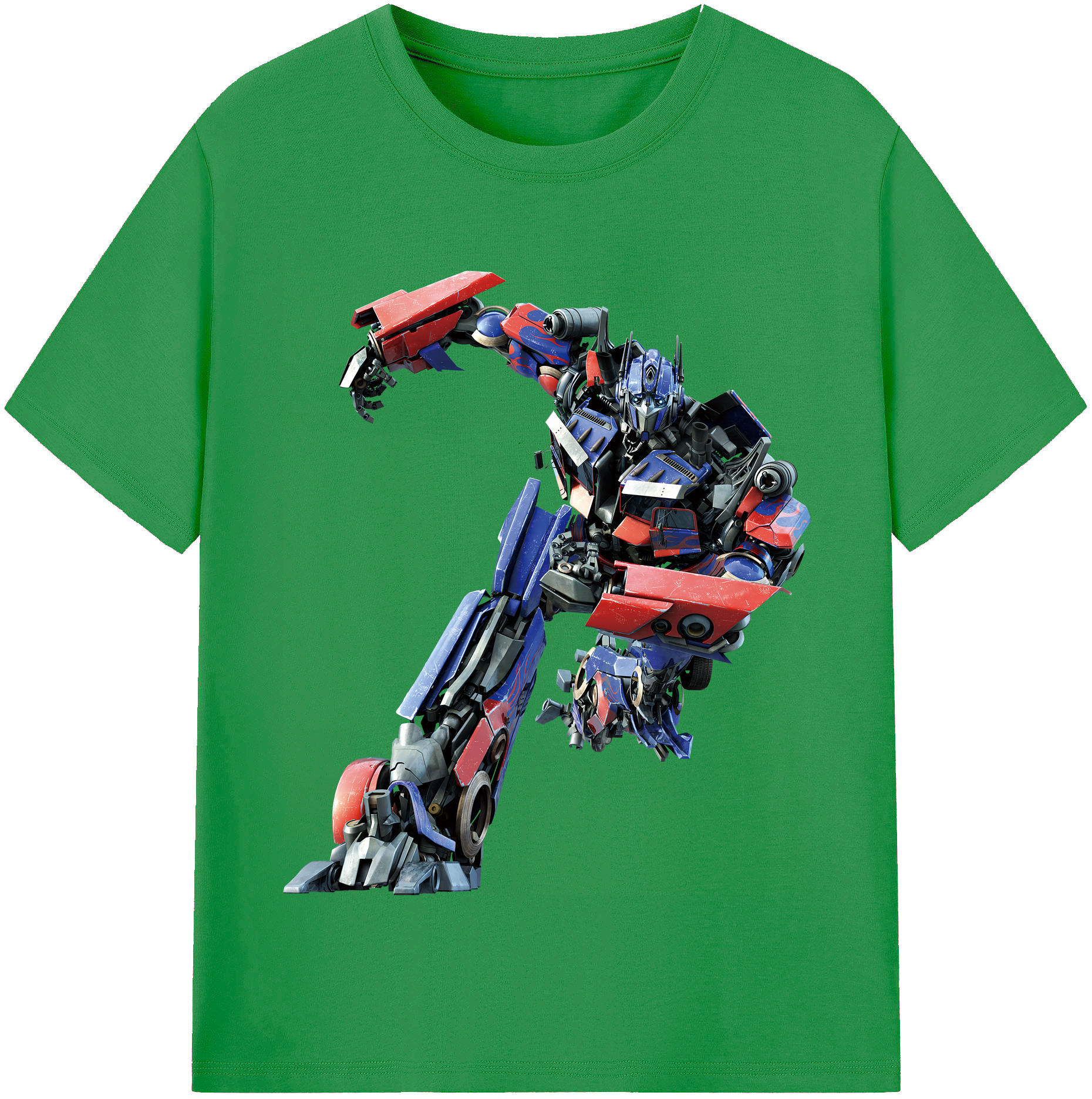 （画像用） Transformers トランスフォーマー レディースカジュアルプリントTシャツ（綿100％）