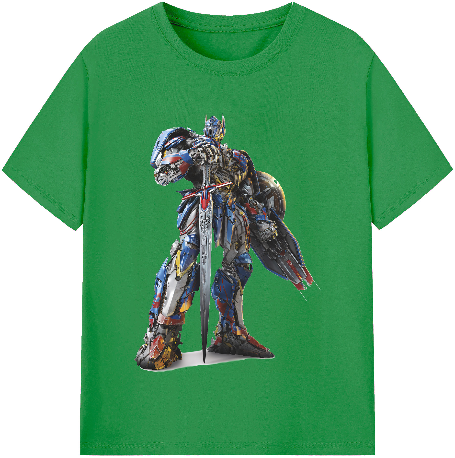 （画像用） Transformers トランスフォーマー レディースカジュアルプリントTシャツ（綿100％）