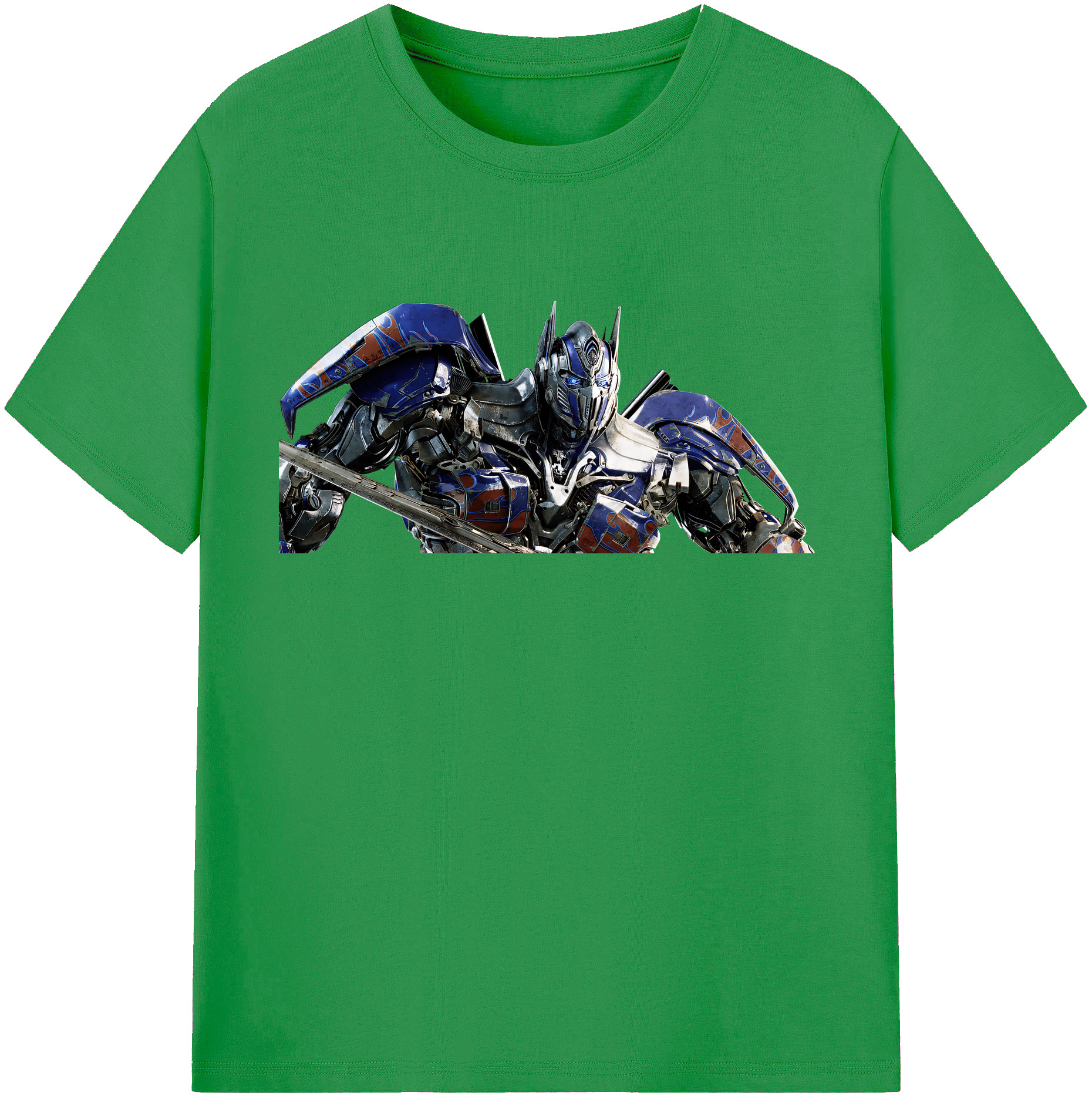 （画像用） Transformers トランスフォーマー レディースカジュアルプリントTシャツ（綿100％）