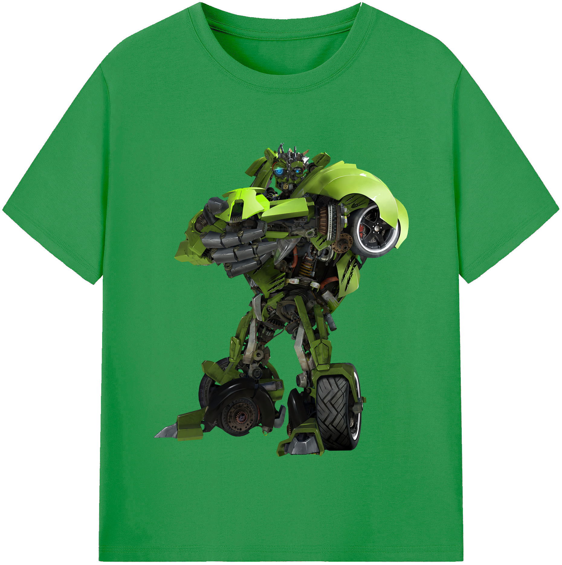 （画像用） Transformers トランスフォーマー レディースカジュアルプリントTシャツ（綿100％）