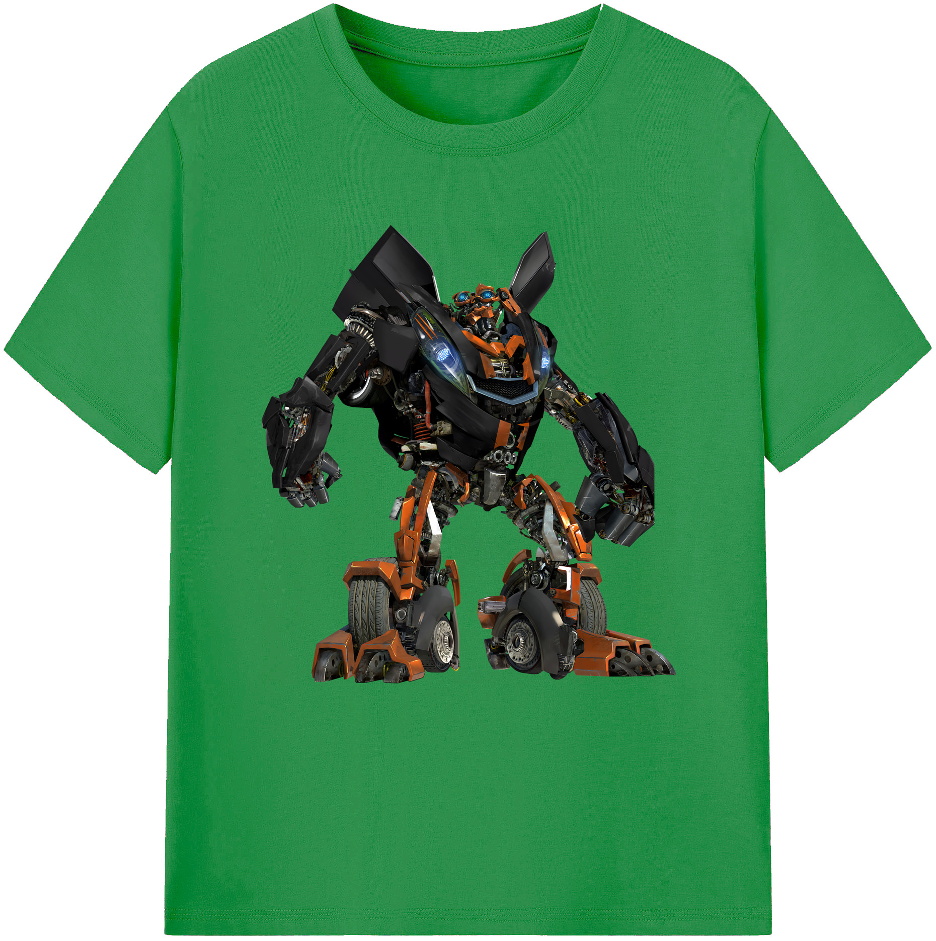 （画像用） Transformers トランスフォーマー レディースカジュアルプリントTシャツ（綿100％）