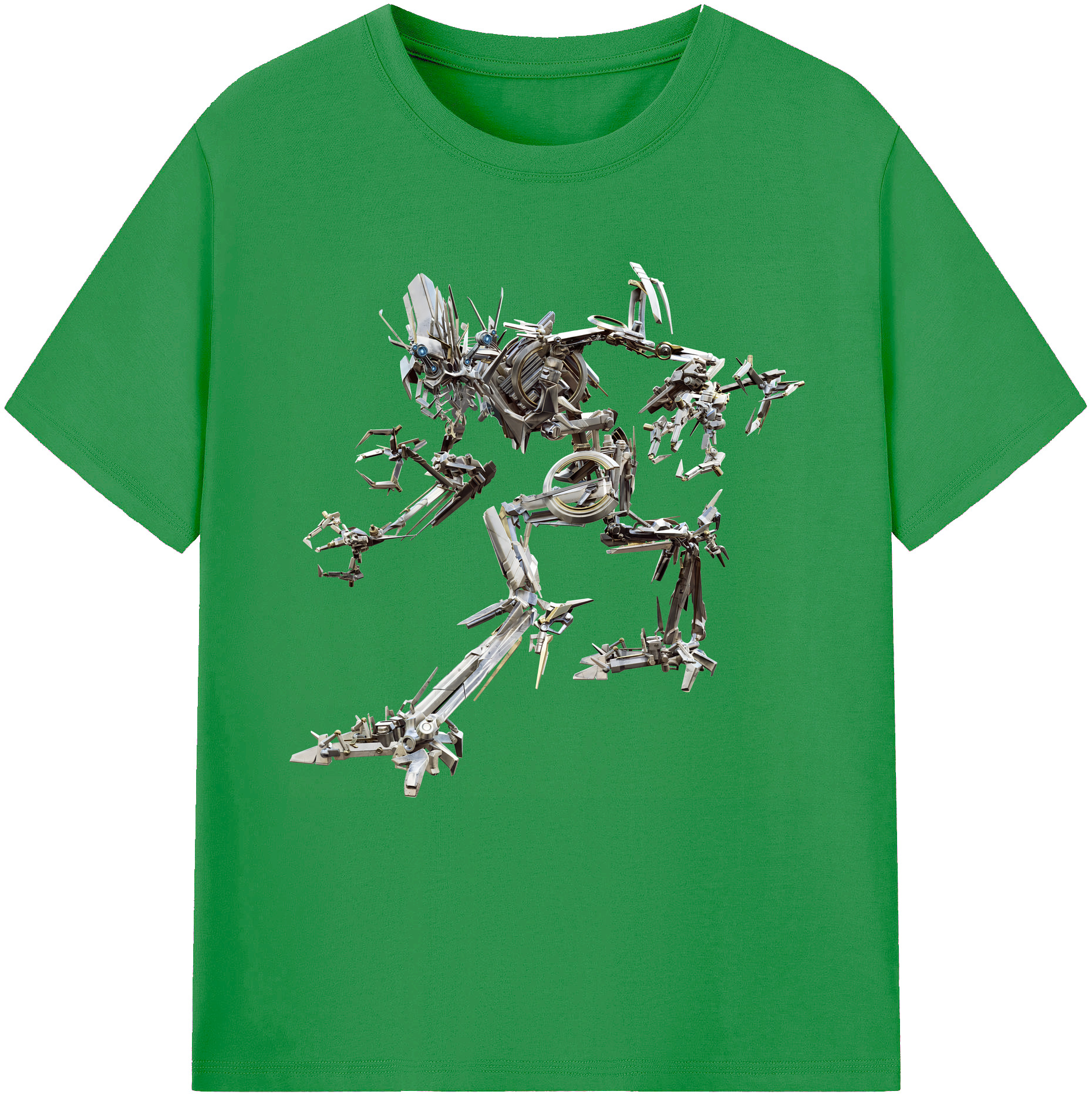（画像用） Transformers トランスフォーマー レディースカジュアルプリントTシャツ（綿100％）