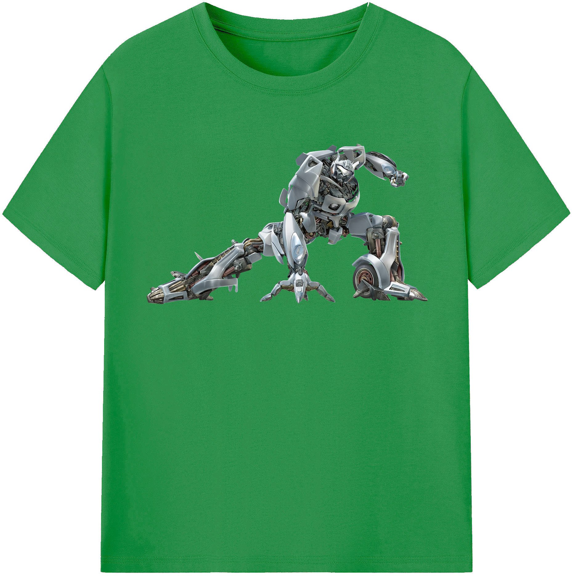 （画像用） Transformers トランスフォーマー レディースカジュアルプリントTシャツ（綿100％）