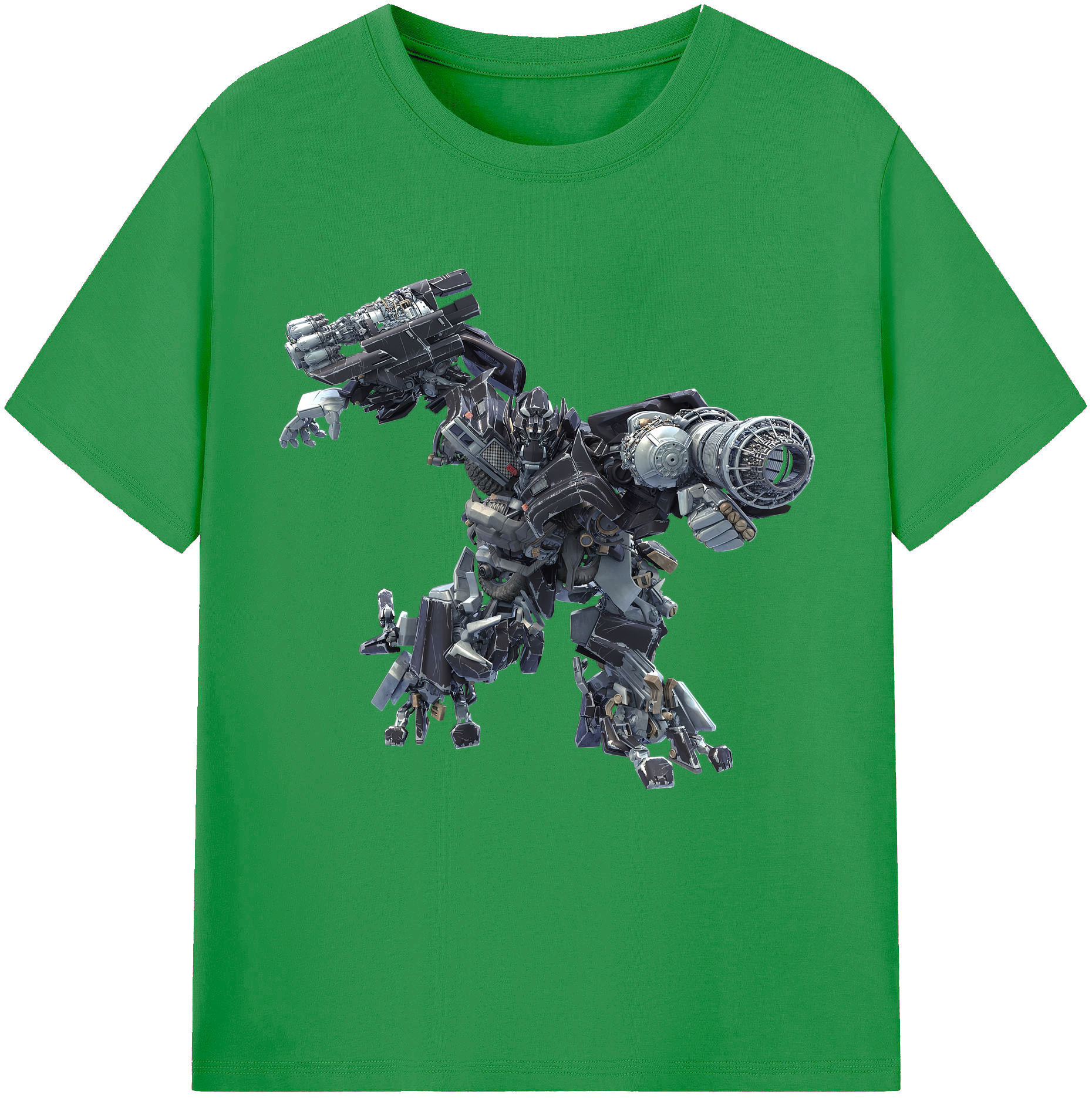 （画像用） Transformers トランスフォーマー レディースカジュアルプリントTシャツ（綿100％）