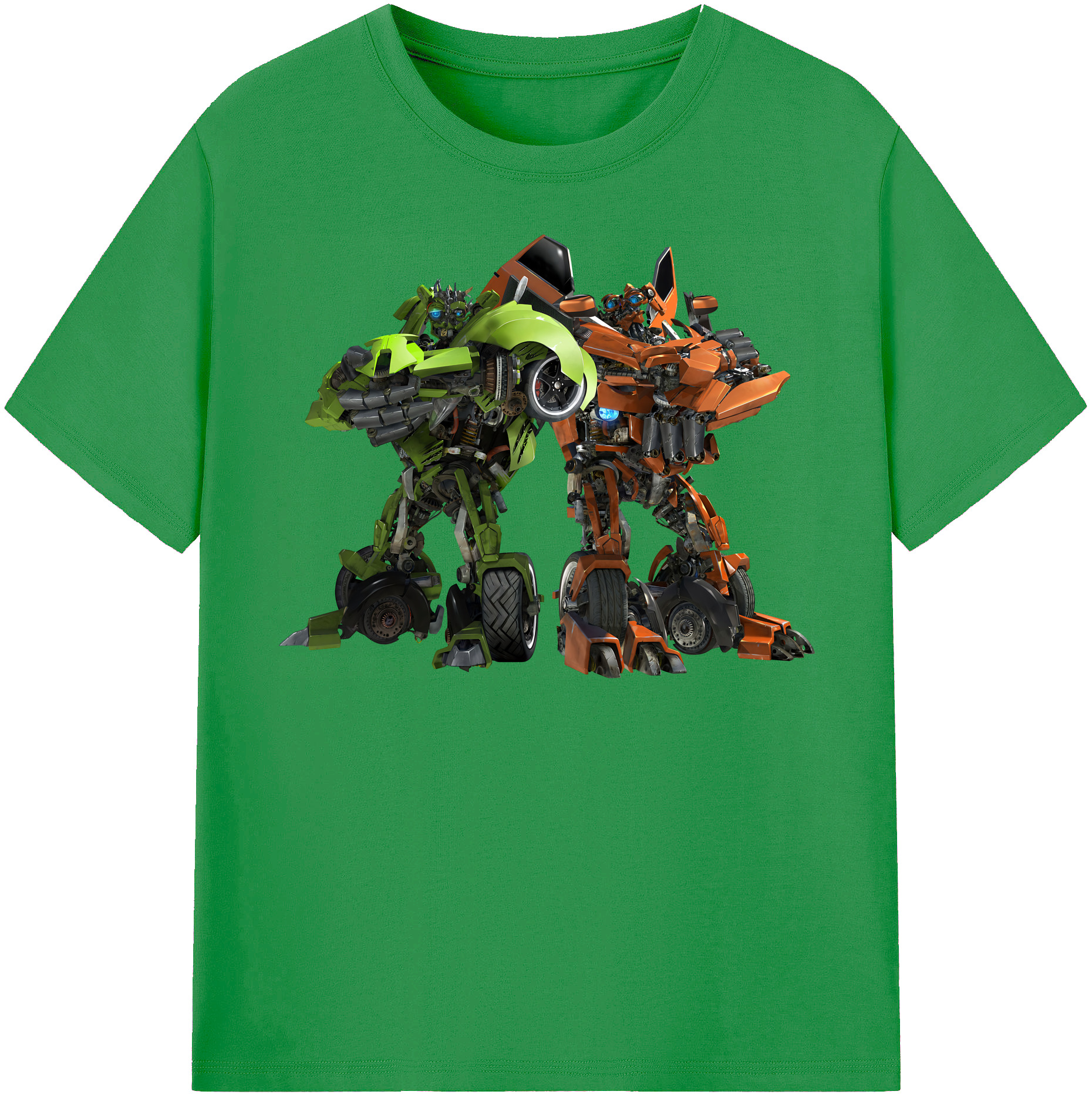 （画像用） Transformers トランスフォーマー レディースカジュアルプリントTシャツ（綿100％）