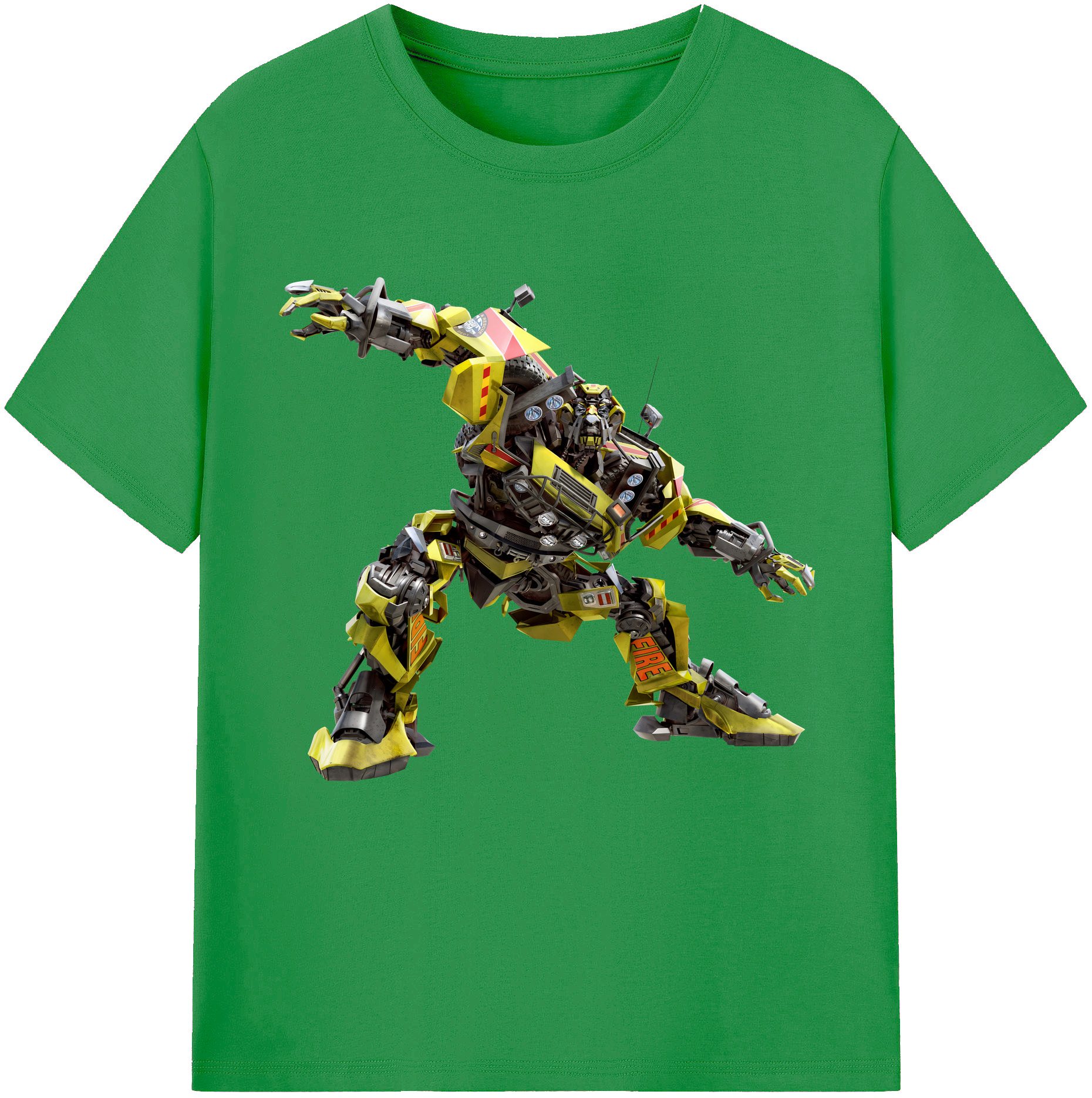 （画像用） Transformers トランスフォーマー レディースカジュアルプリントTシャツ（綿100％）