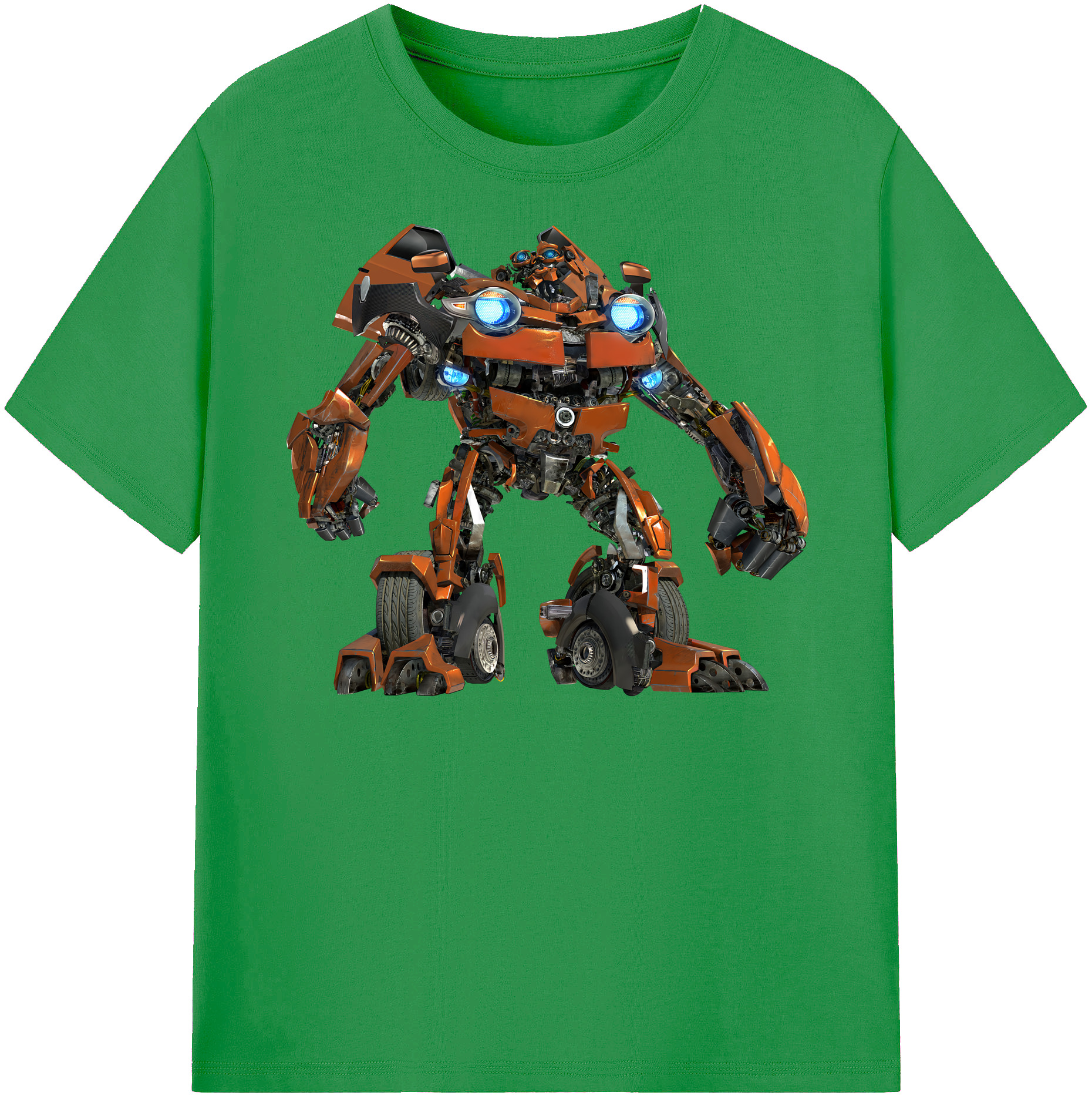 （画像用） Transformers トランスフォーマー レディースカジュアルプリントTシャツ（綿100％）
